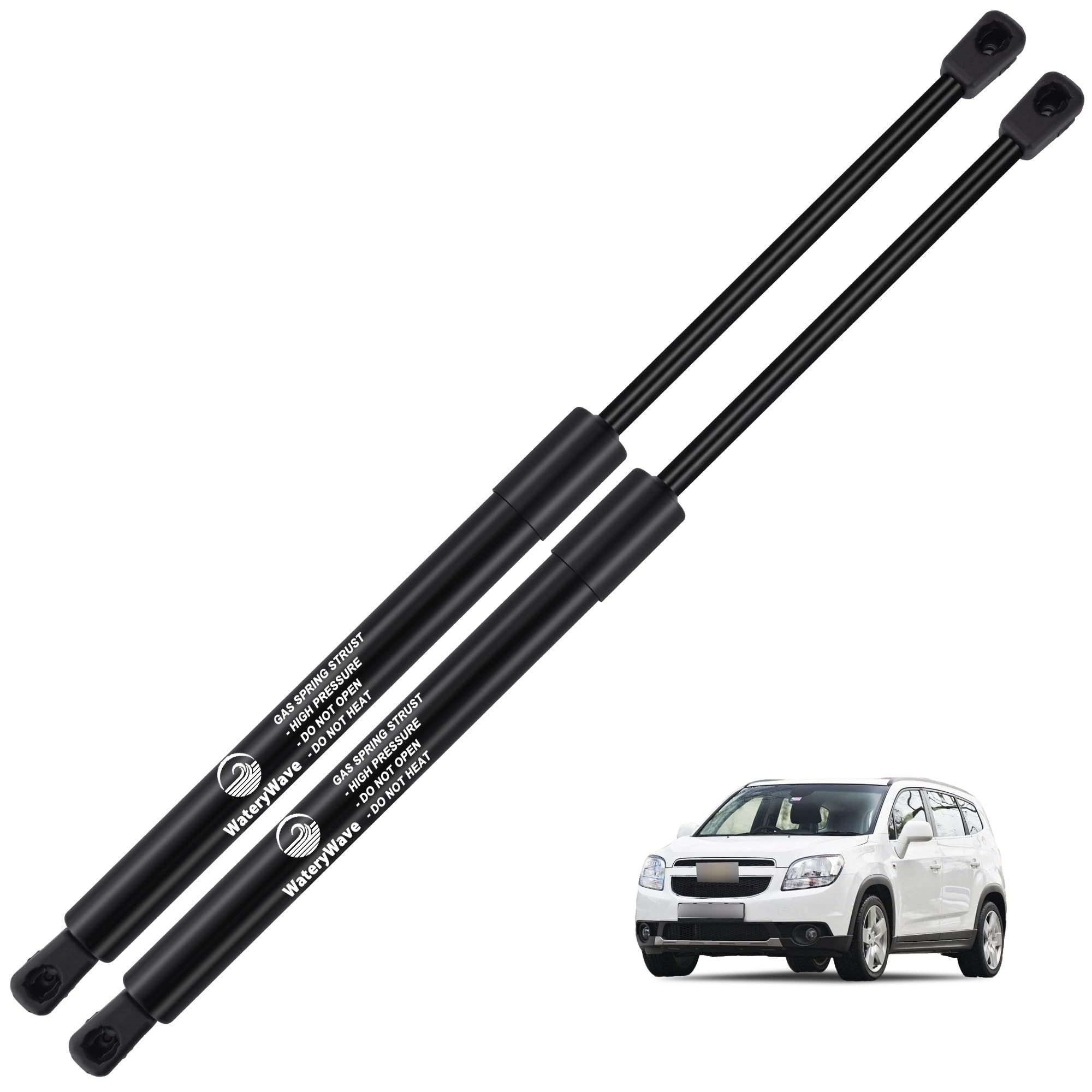WateryWave 2X Heckklappendämpfer für Fortwo 451 Coupe 2008-2