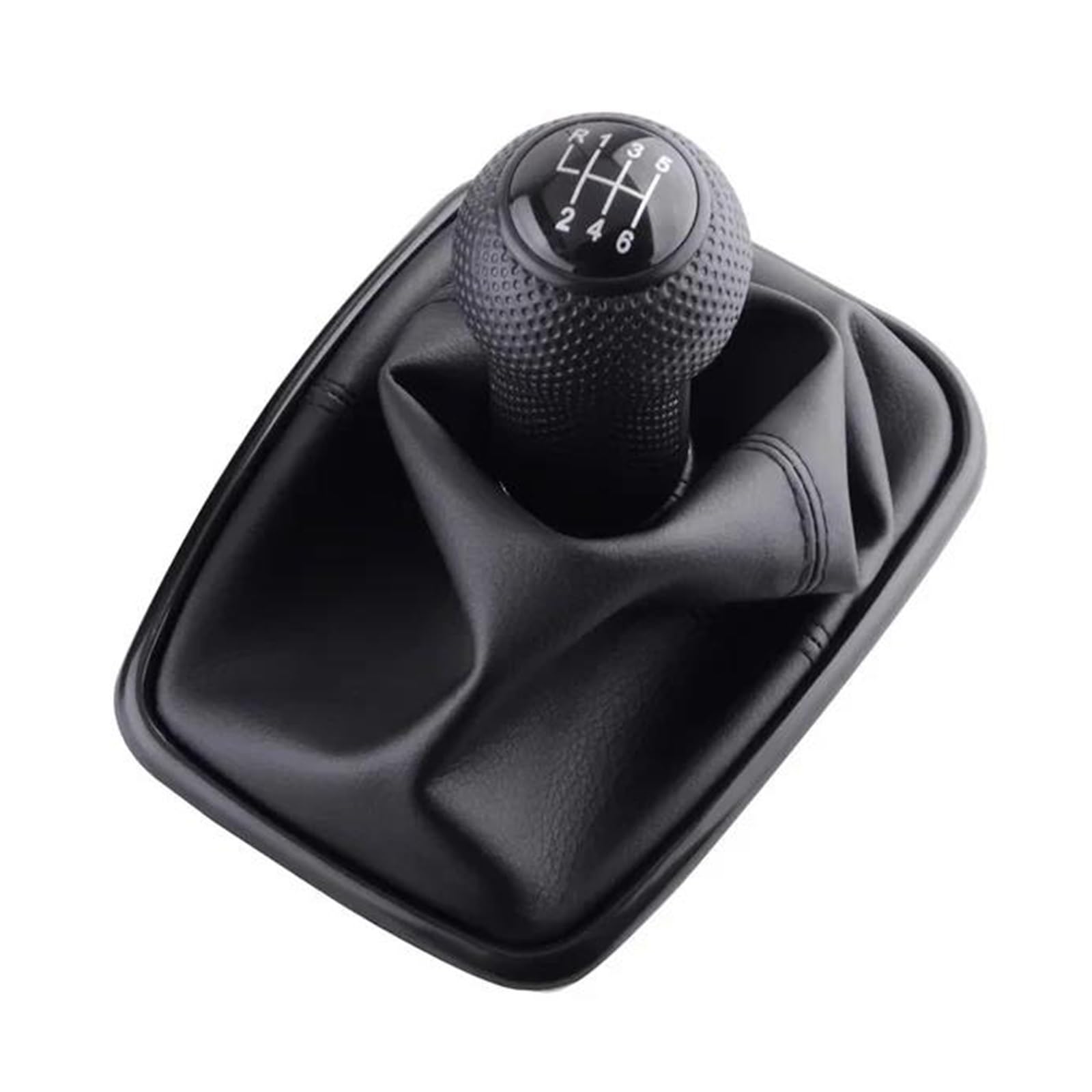 Aimazom A Imazom Car Gear Shift Knob For Vw For Golf Mk4 For Gti R32 1999-2005 5/6 Speed Gear Shift Knob Lever Shifter Gaitor Boot For Modification Nd Replacement(,For 6 Speed)