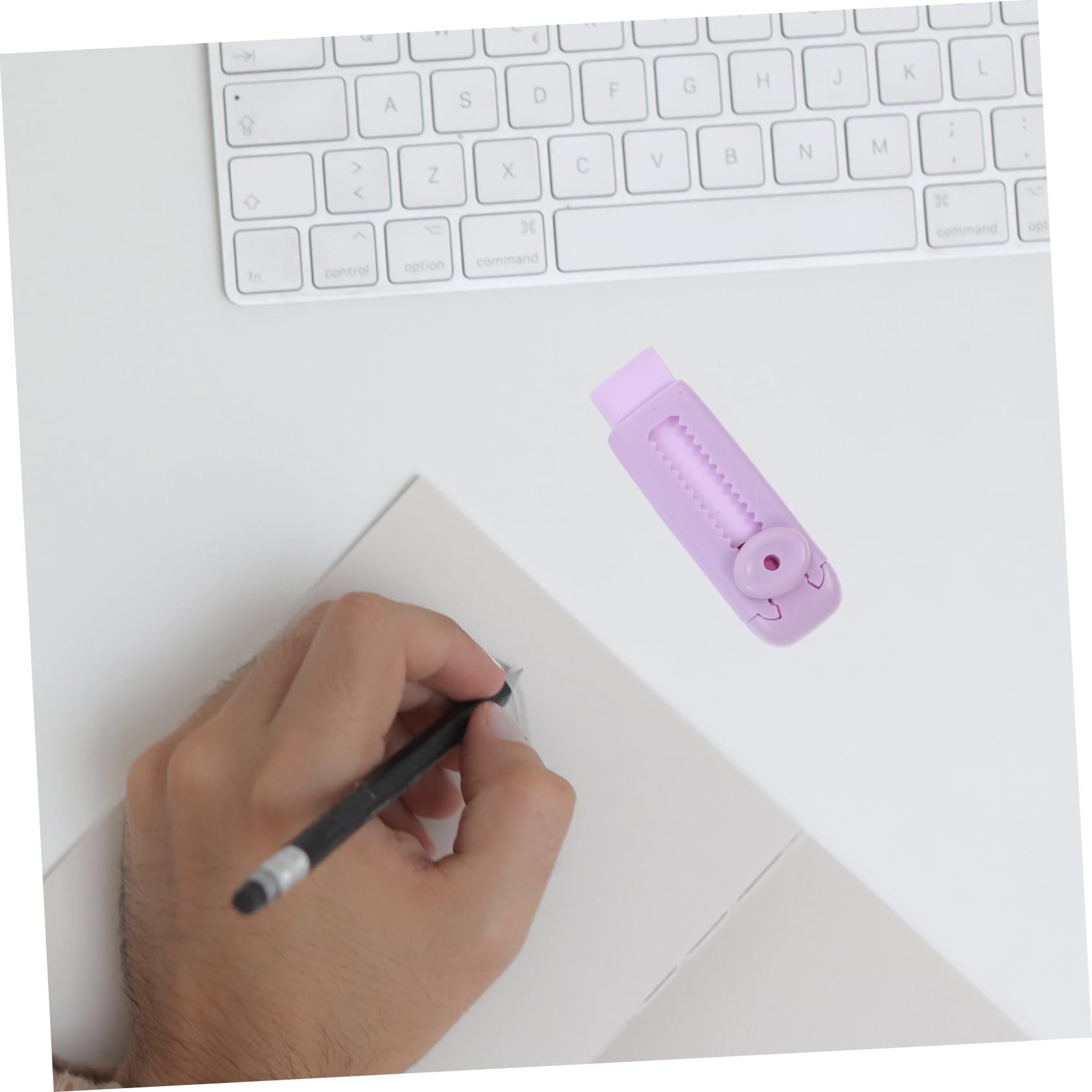 VILLCASE 5 Ensembles Gomme Télescopique Gomme À Effacer Marqueurs Stylos Gel Effaçables Essuyer Gomme Pétrie Gommes À Crayons Surligneurs Rétractable Petites Gommes D'école 8 Pièces X 5