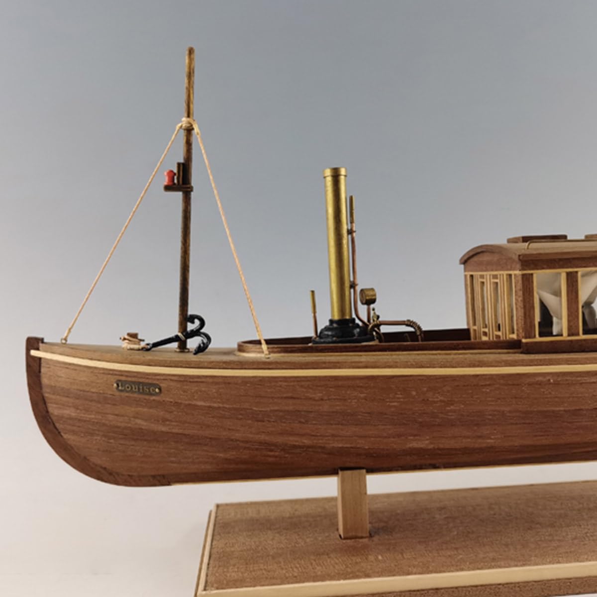 Schiff 3D Holzpuzzle Erwachsene, 1/26 Dampfschiff 3D Holz Modell Bausatz, 3D Holzpuzzle Segelschiff Steampunk Schiff 3D Puzzle Holz, Handwerk Spielzeug Geschenk -KIT