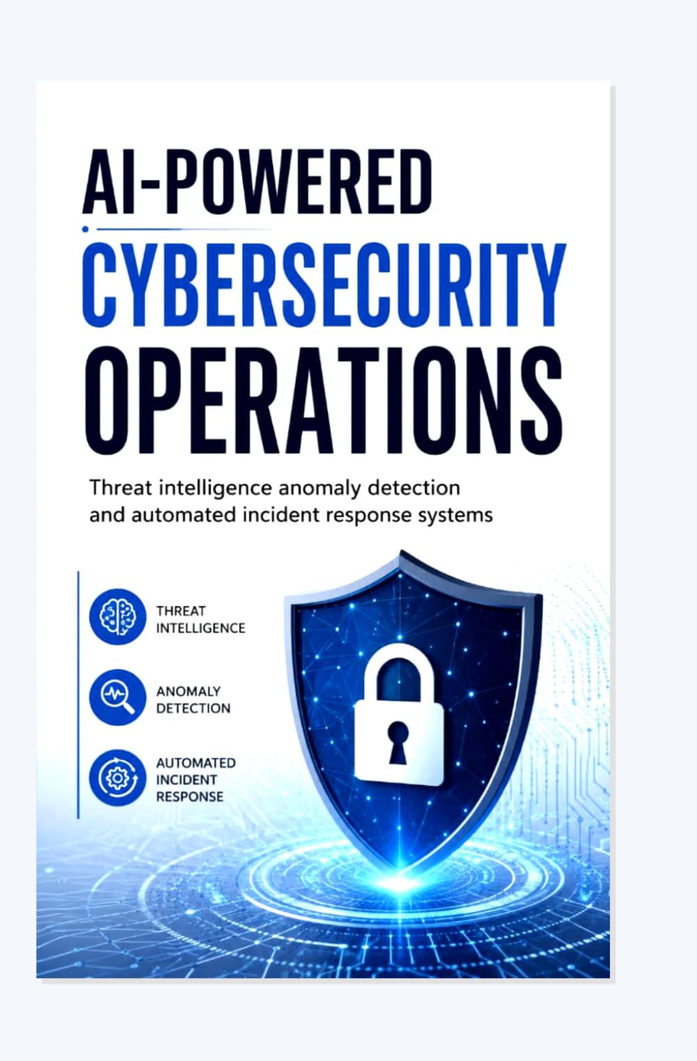 AI-POWERED CYBERSECURITY OPERATIONS: Threat intelligence anomaly detection and automated incident response systems