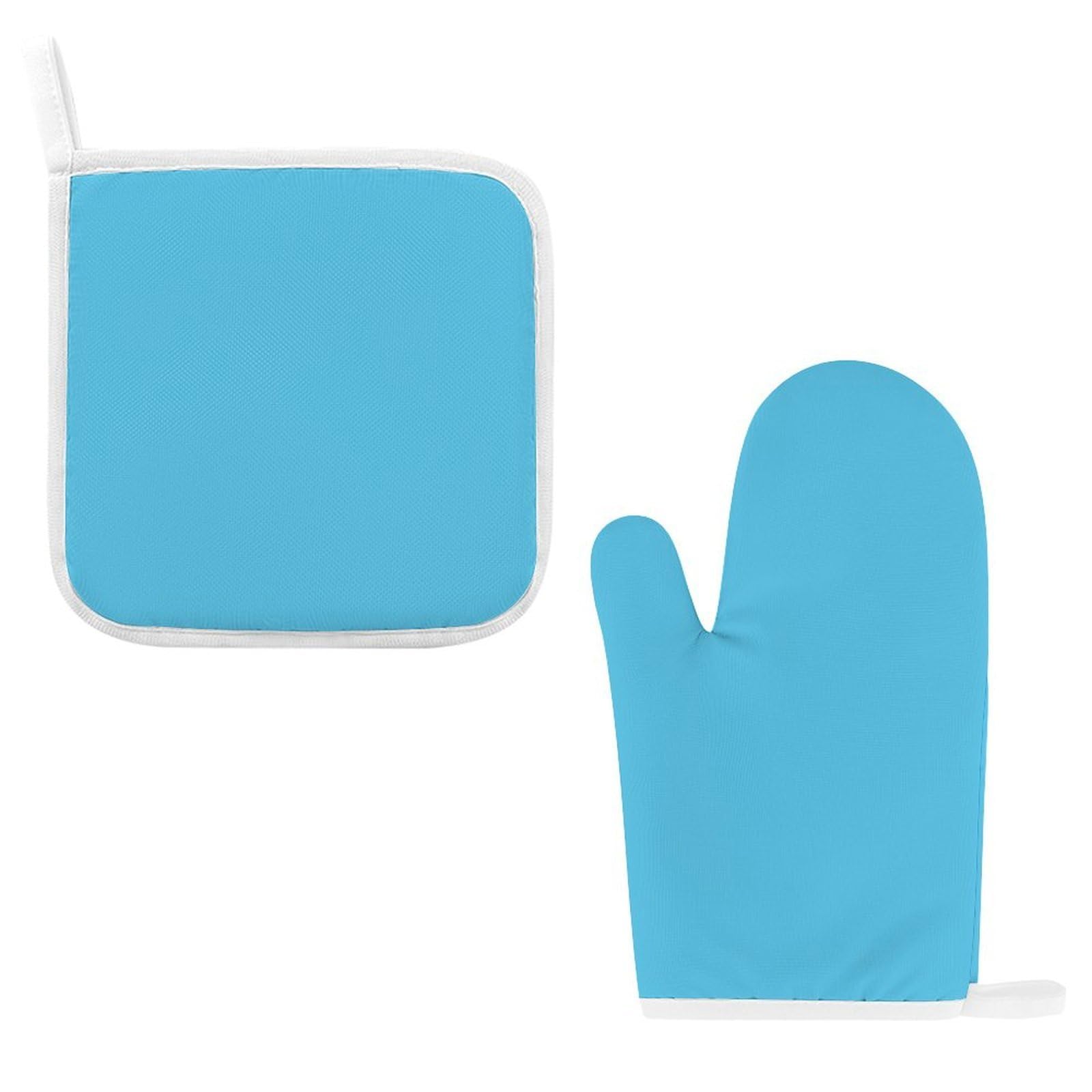 Fodpand Style Sky Blue Oven Mitts And Pot Holders Sets