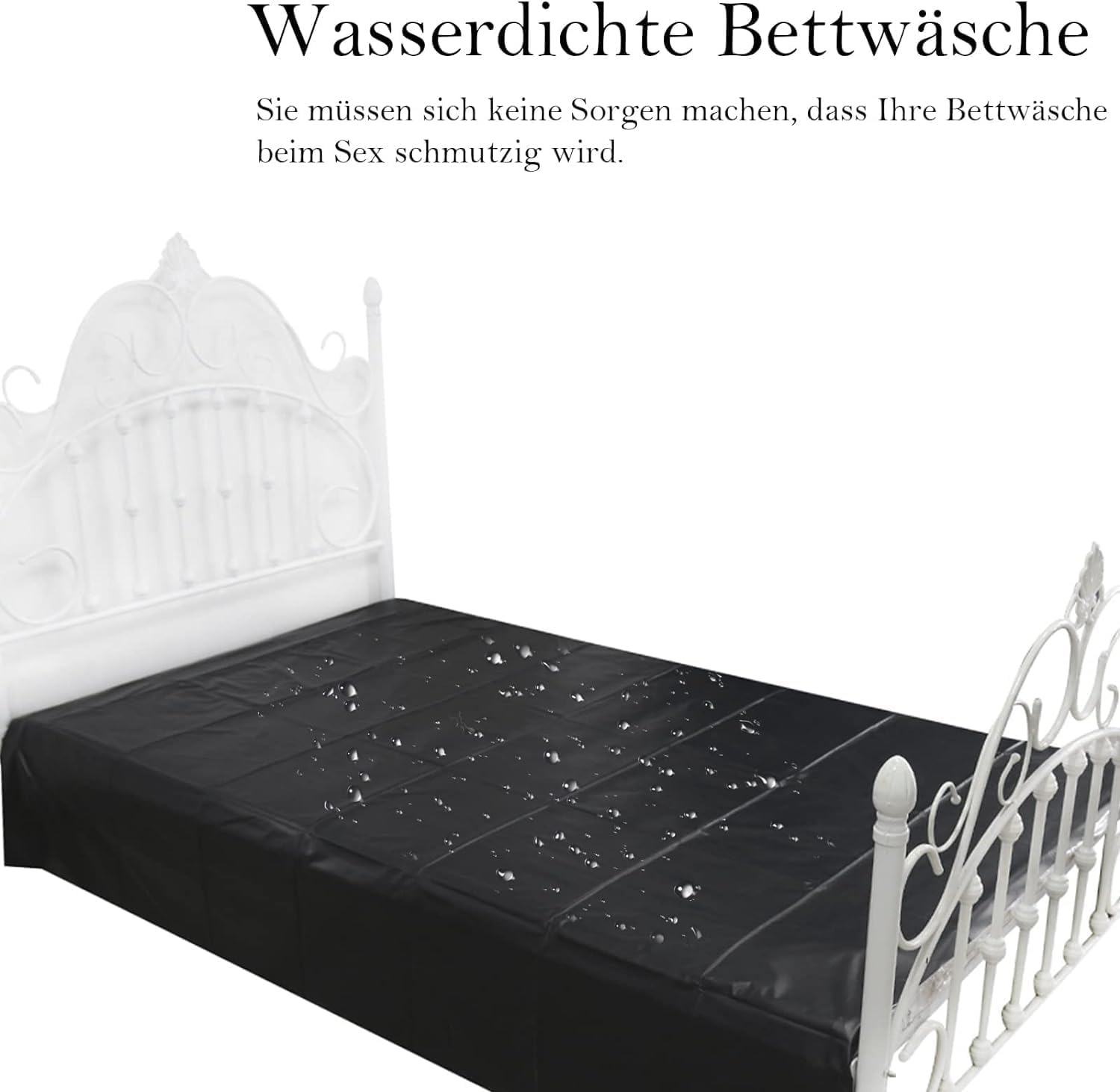 VAPAX 1 lenzuolo in lattice impermeabile e antipolvere per camera da letto - 220 x 130 cm