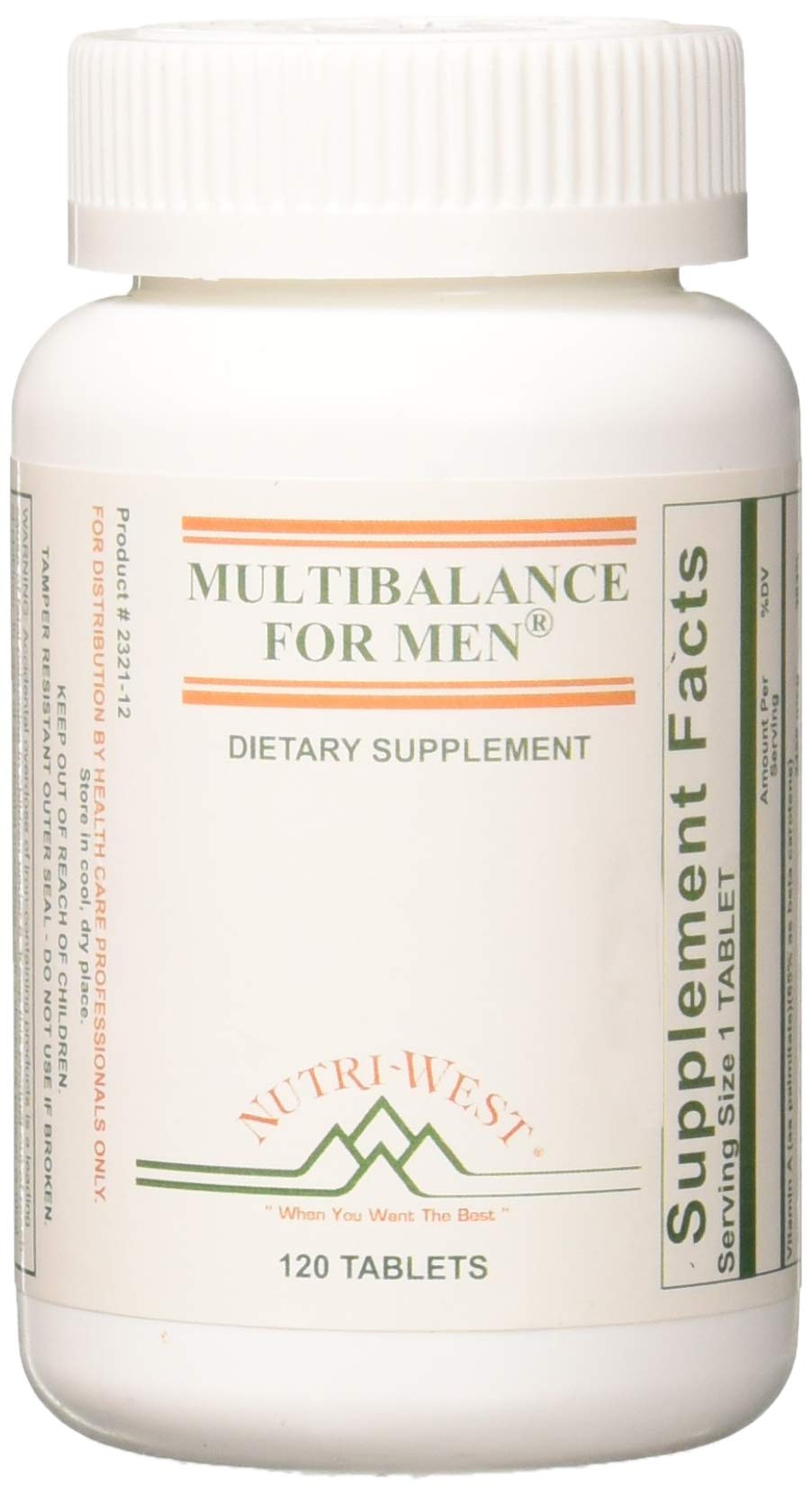 Nutri-West - MULTIBALANCE for Men - 120 by Nutri-West
