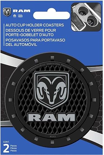 Plasticolor Posavasos para automóvil, 2 piezas, bonitos posavasos para portavasos, accesorios imprescindibles para el interior del automóvil