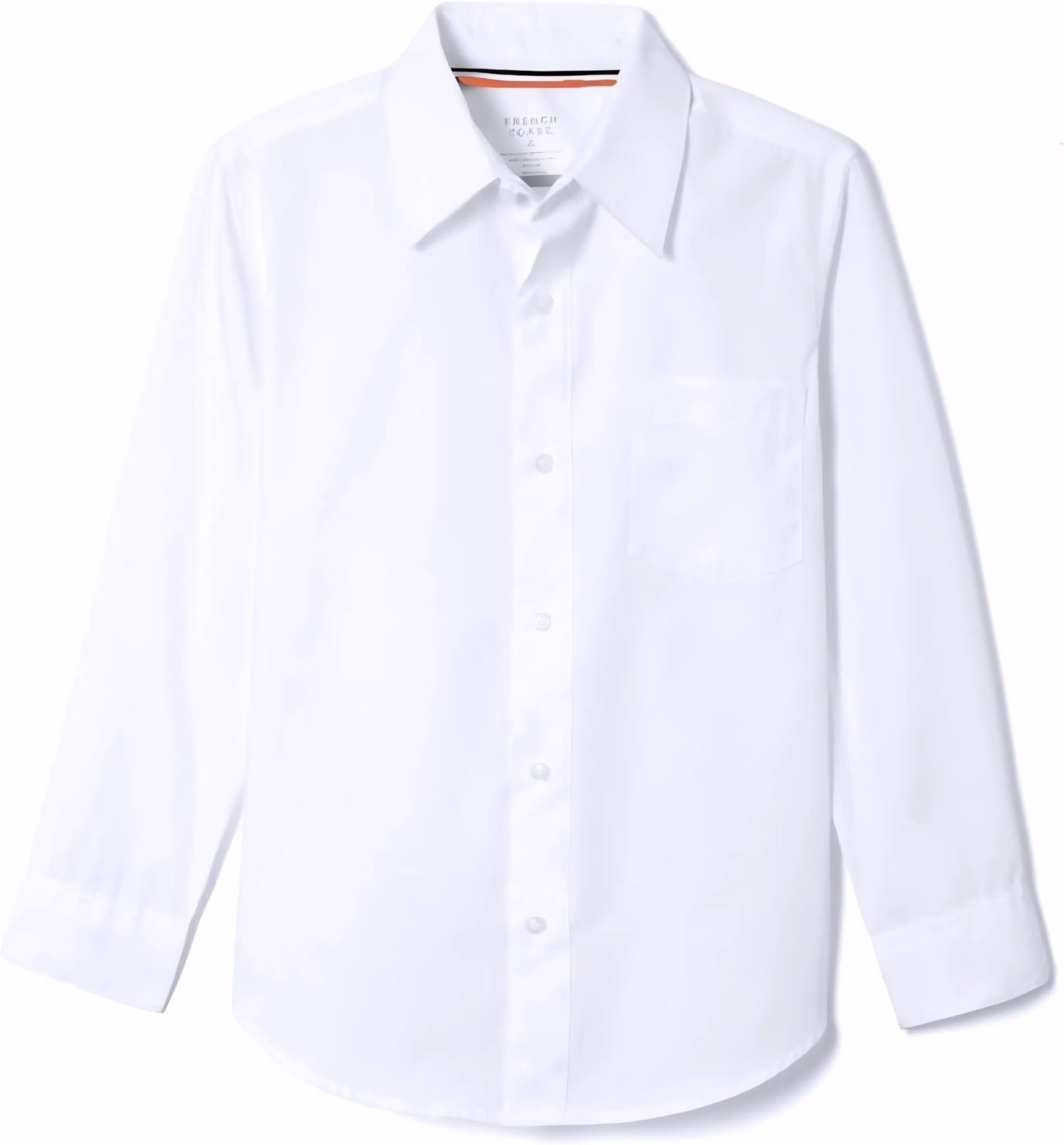 Boys' Expandable Collar Button Down Dress Shirt with Long Sleeves (Standard & Husky)