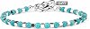 GAVU Italian Mens Beaded Bracelet, Crystal Bracelet for Men 4mm