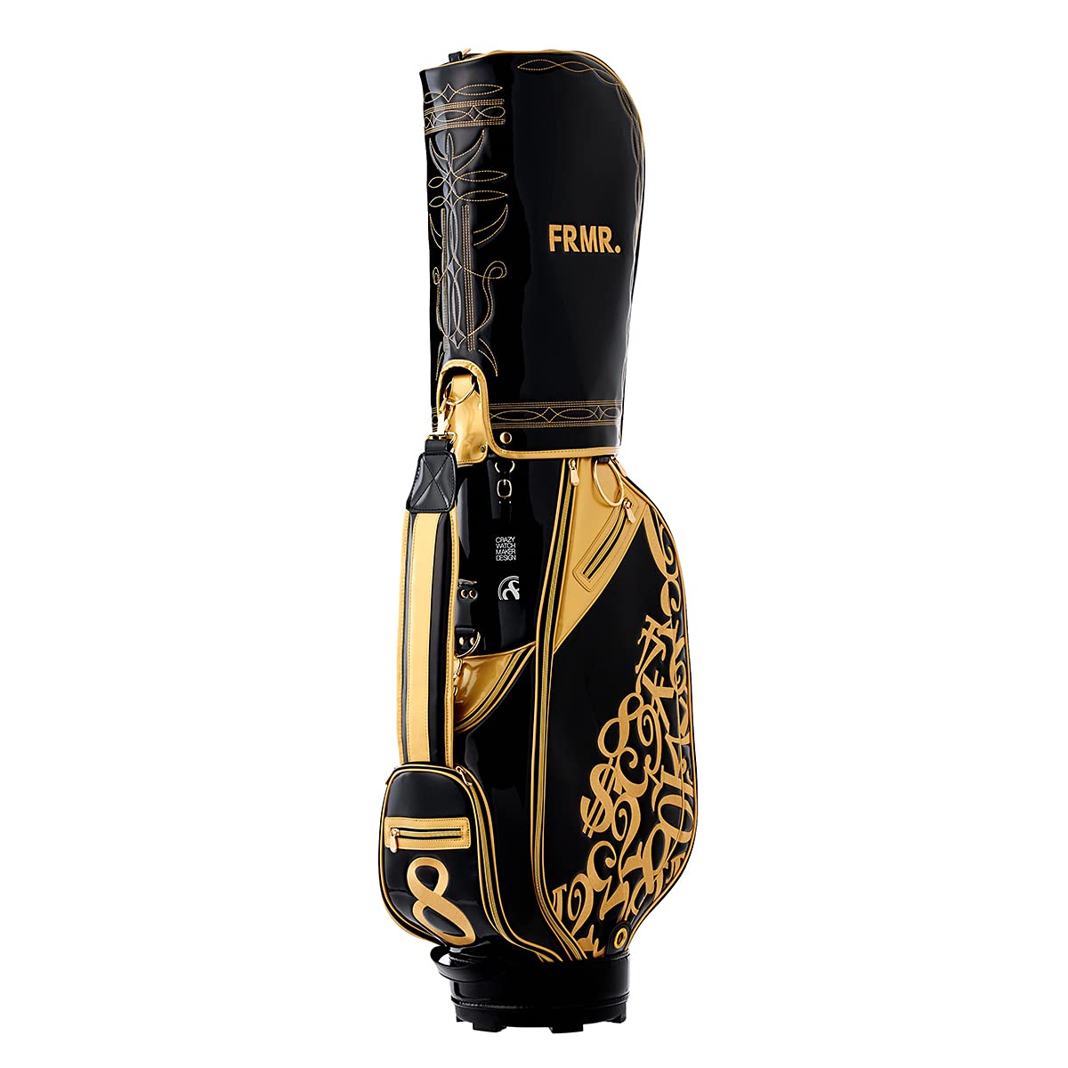 Amazon | フランク三浦GOLF キャディバッグ FRMRモデル ブラック 