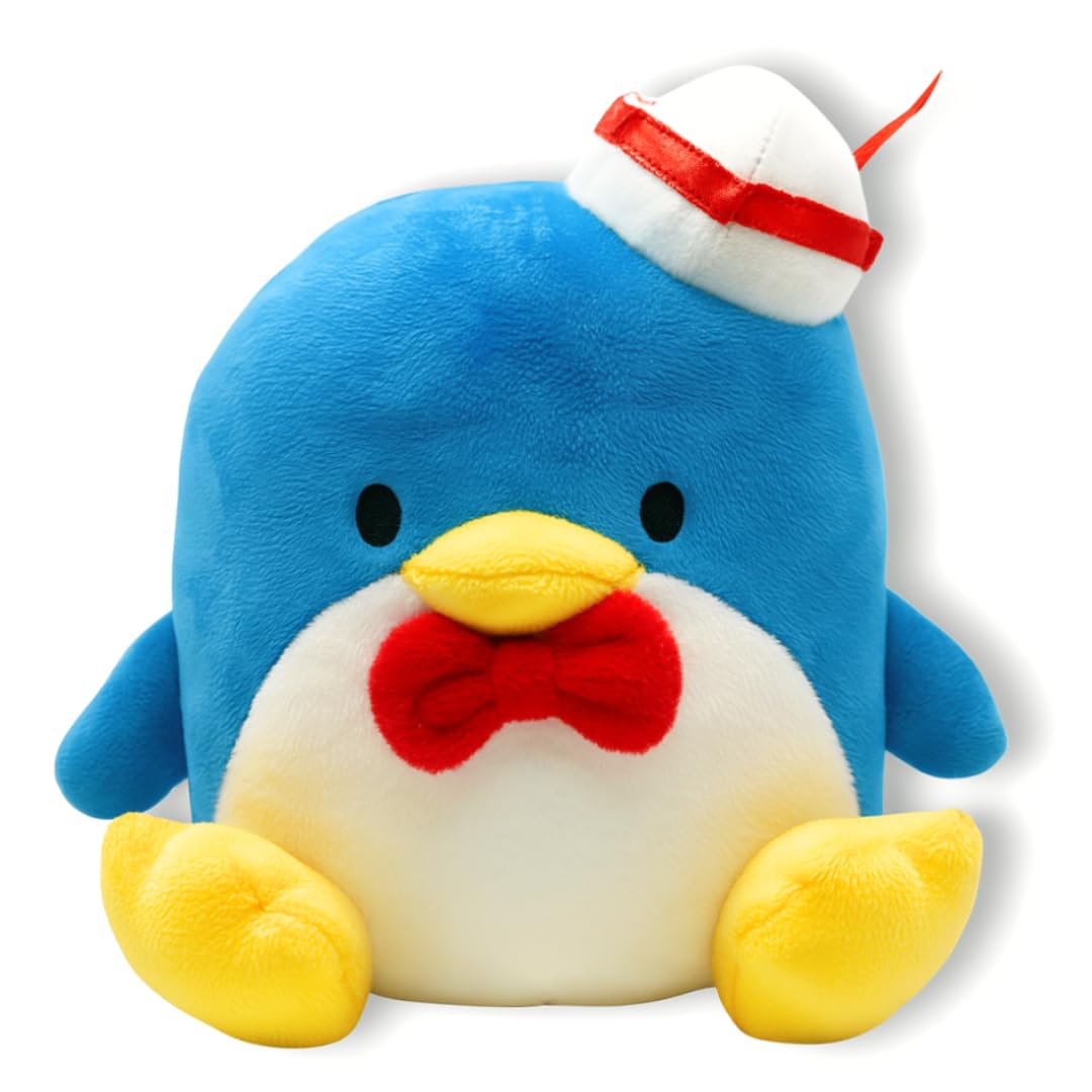 Simply Toys Official Tuxedo Sam 15cm Sitting Plush | Official Sanrio Collectible Stuffed Toy with Red Bow & Sailor Hat | Soft Hello Kitty & Friends Plushie for Kids, Teens, Adults, and Sanrio Fans