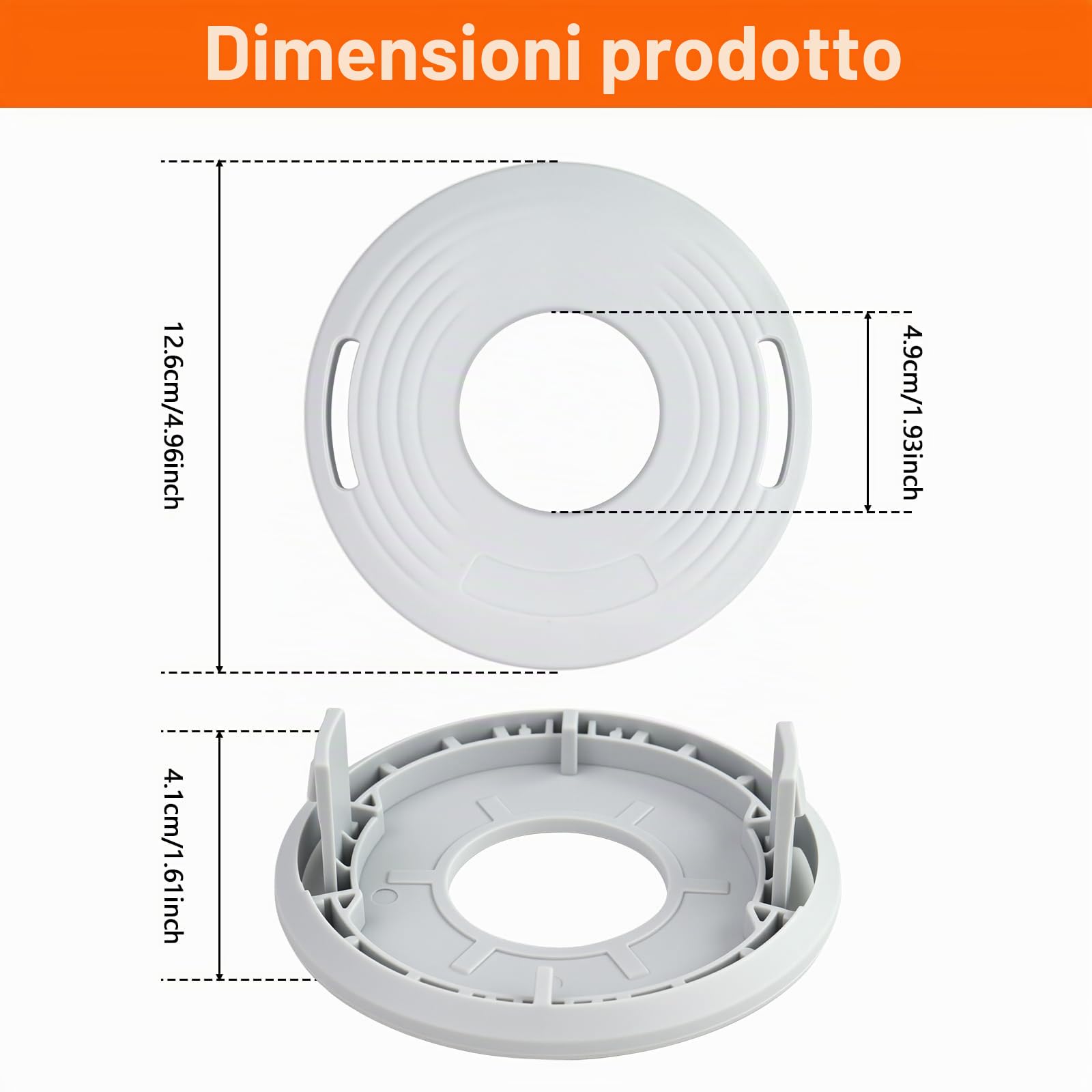 4 pezzi 4002 713 9712 ricambio per decespugliatore Stihl AutoCut 27-2 FS70R FS80R FS90 FS85R FS130R FS131R KM90R KM91R