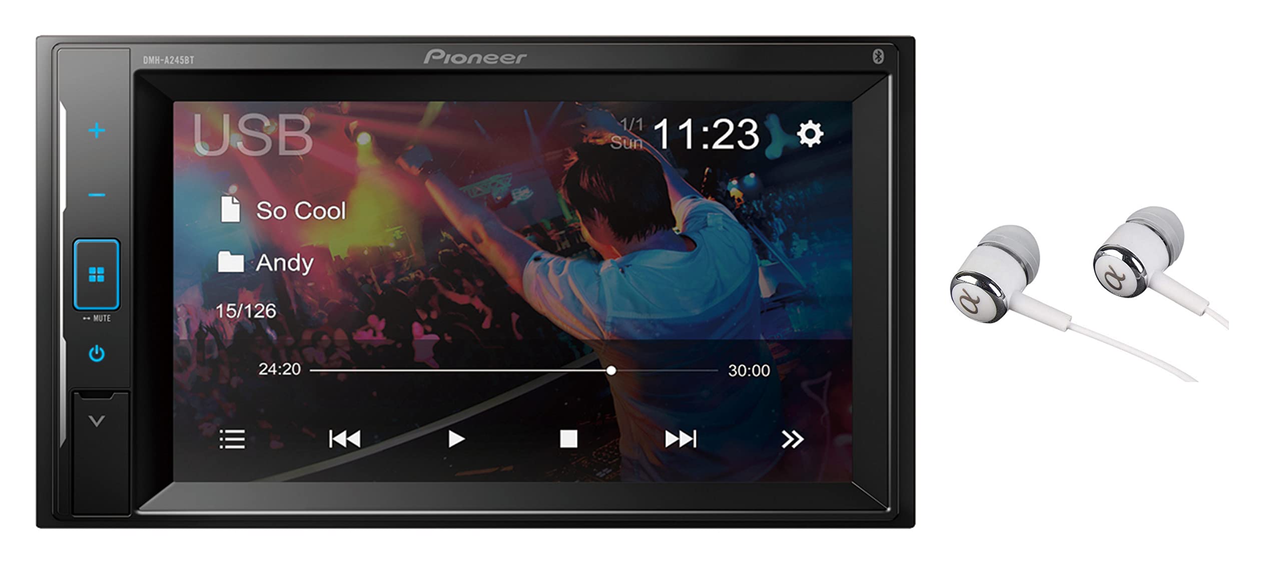 Amazon.com: Pioneer 6.2" Double Din VGA Touchscreen Weblink, Bluetooth USB  MP3 AUX Input, In-Dash Multi-Color Illumination, Android Smartphone  Compatibility Digital Media Receiver : Electronics