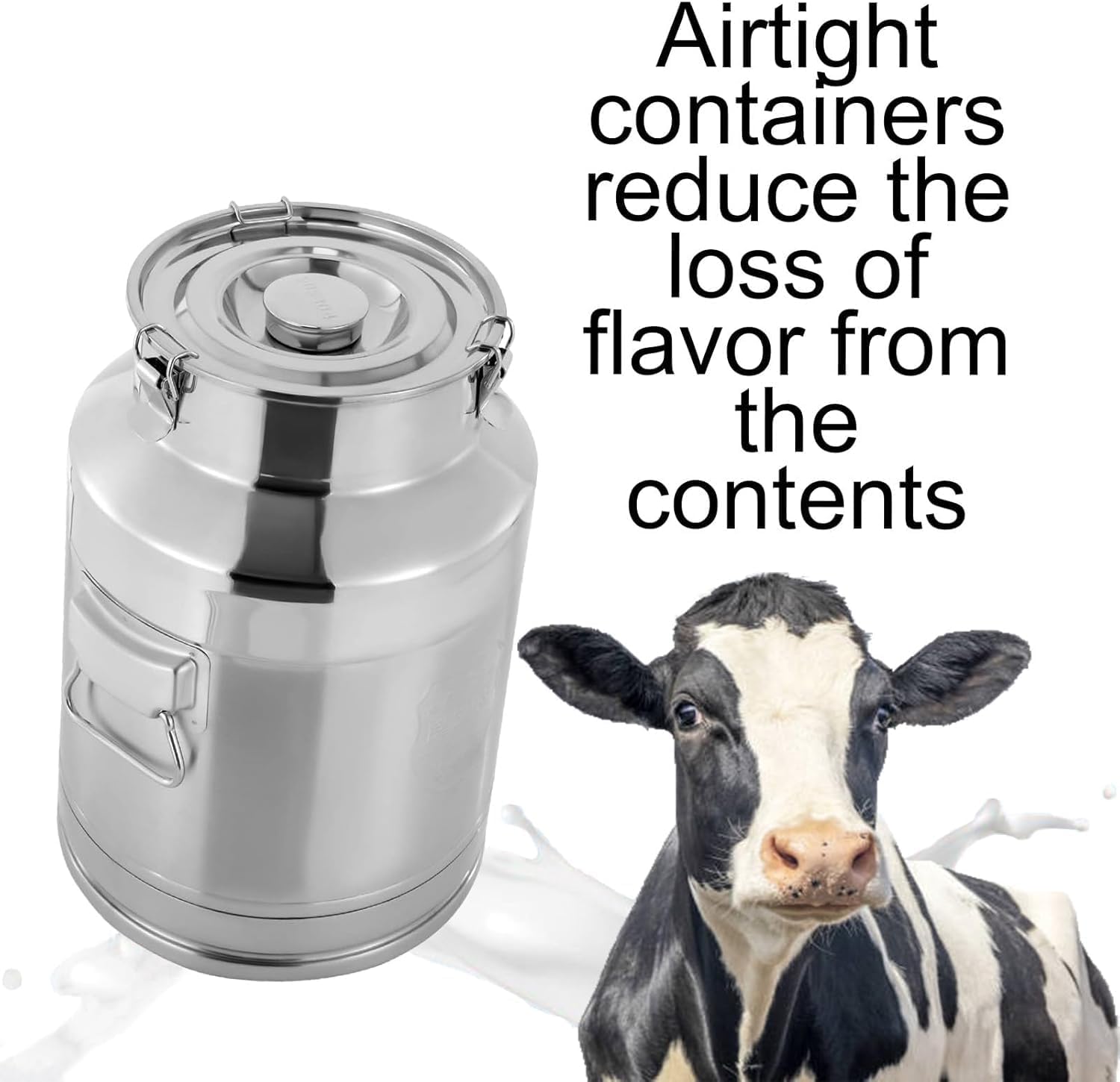 304ステンレススチールコンテナバケツ、ミルクオイルワイン密閉メタルドリンクディスペンサー、蛇口と気密蓋付き、シリコンガスケット付き