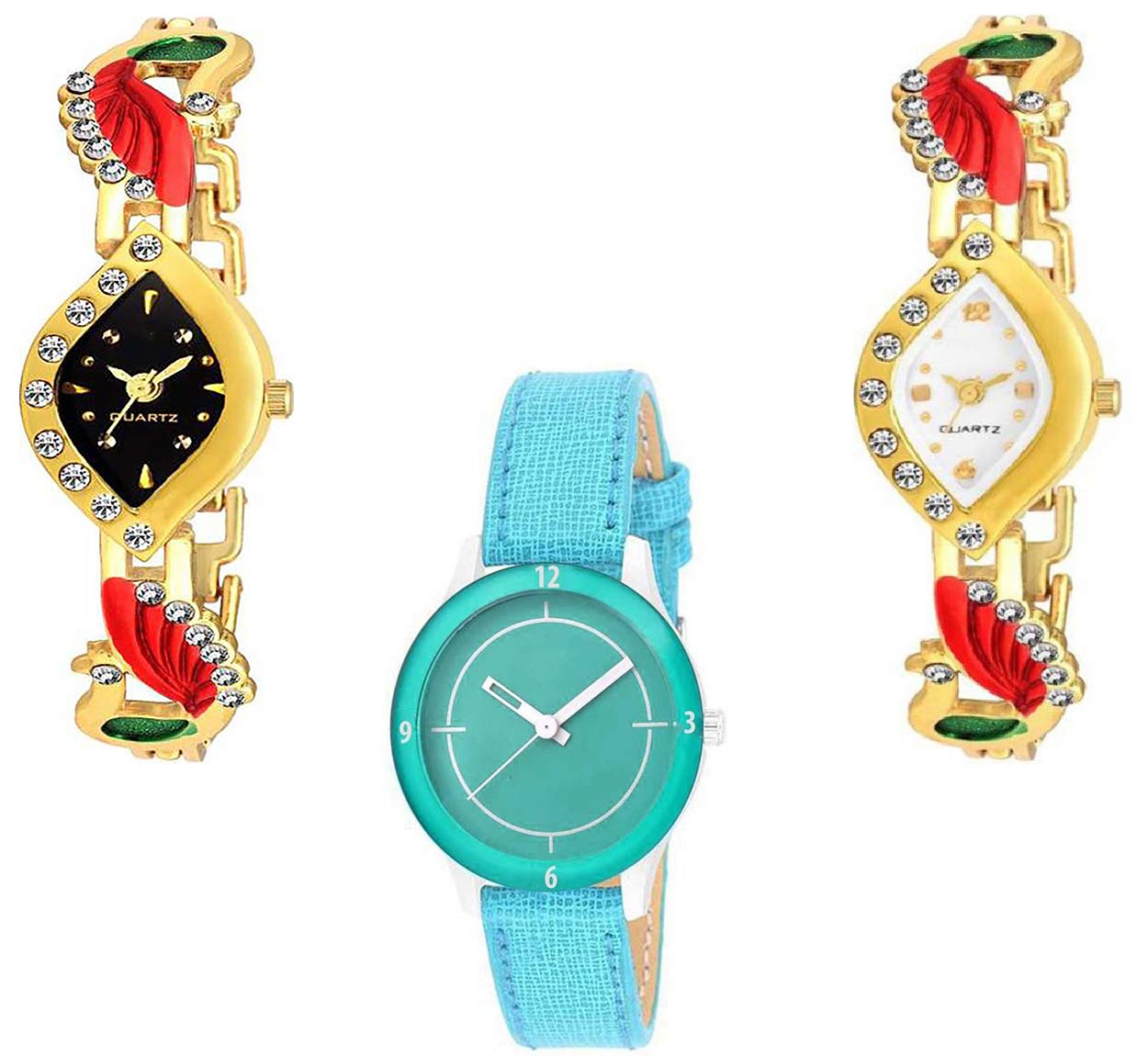 RPS FASHION WITH DEVICE OF R Analog Quartz Analogue Womens Watch -Combo Pack of 3 (B0851G587F) Amazon Price History, Amazon Price Tracker