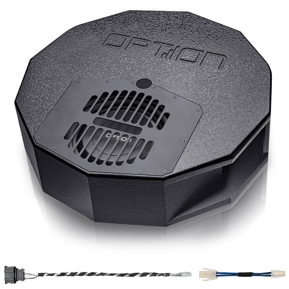 Option Zestaw subwoofera kompatybilny ze Skoda Octavia III (typ 5E, rok produkcji 2013-2020) DRIVE10BR-P pasywny subwoofer w zestawie Plug & Play do Skoda Octavia (do systemów