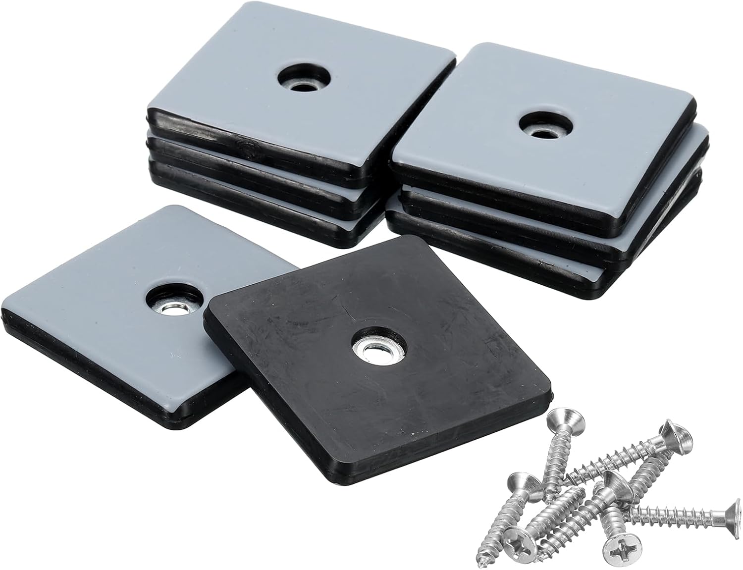 Screw On Furniture Sliders ()Pcs, PTFE Round Chair Glides