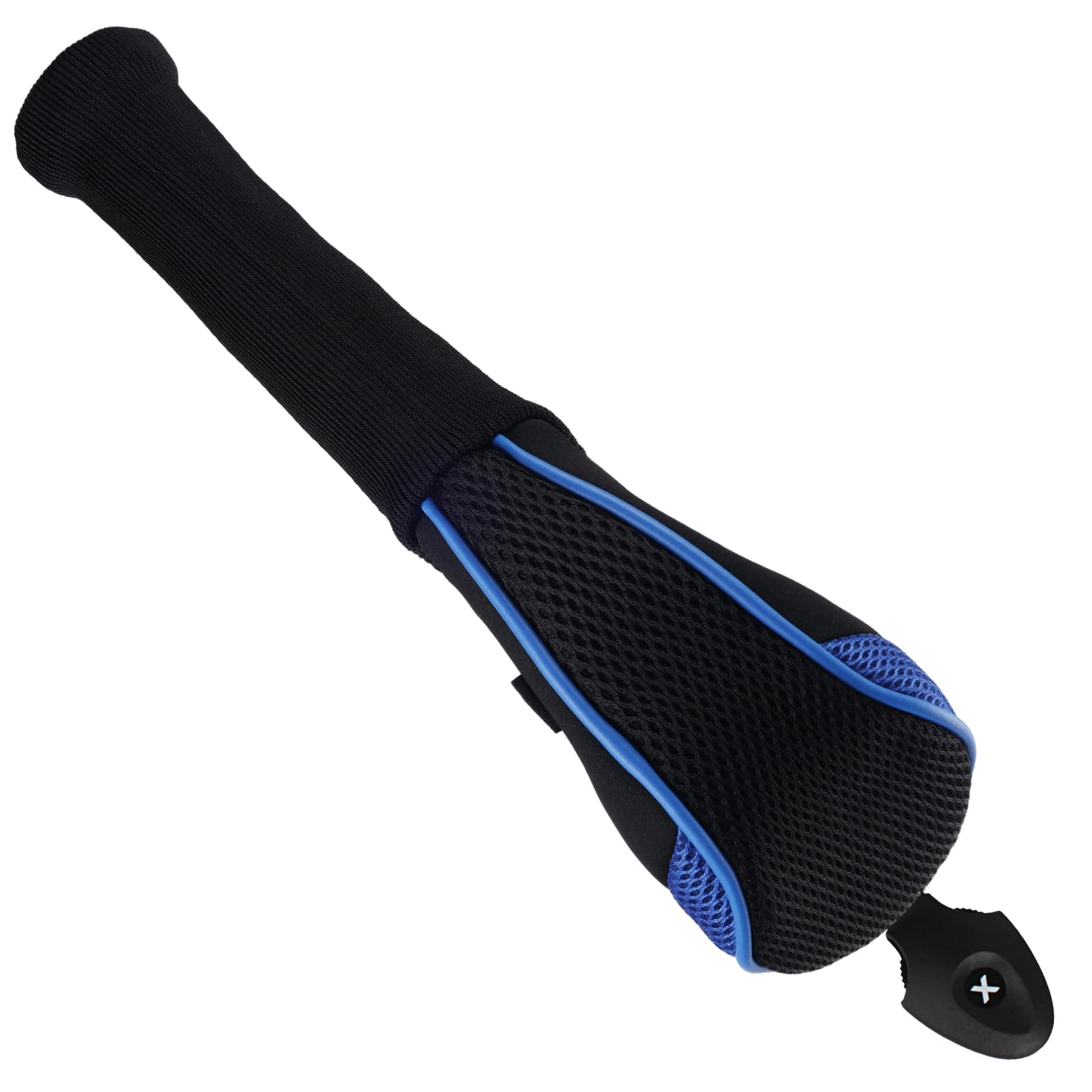 Andux CTMT-01 - Set di 4 coperture per mazze da golf ibride a collo lungo, intercambiabili, n. targhette