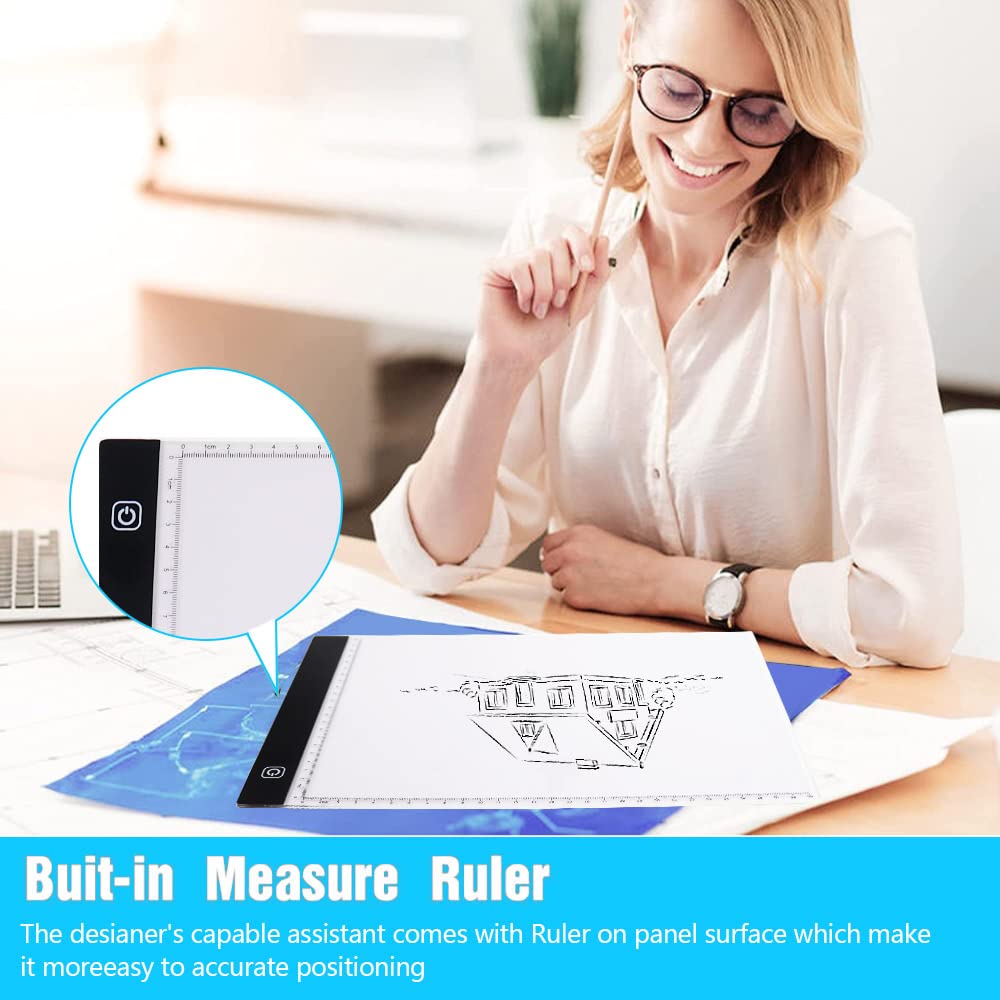 Tavoletta Luminosa LED A4 Chevvy - Lightbox Per Disegno, Diamond Painting E Tattoo Con Luci Regolabili - Foto 6