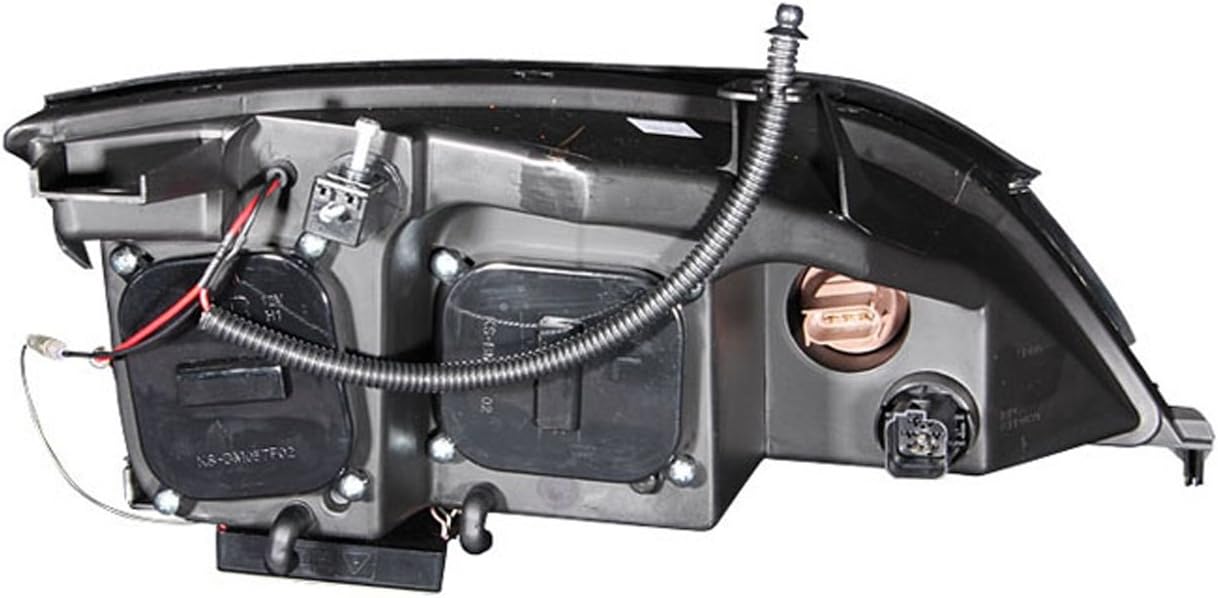 Anzo USA 121198 Ford Focus Black Clear Projector With Halos Headlight Assembly - (Sold in Pairs)