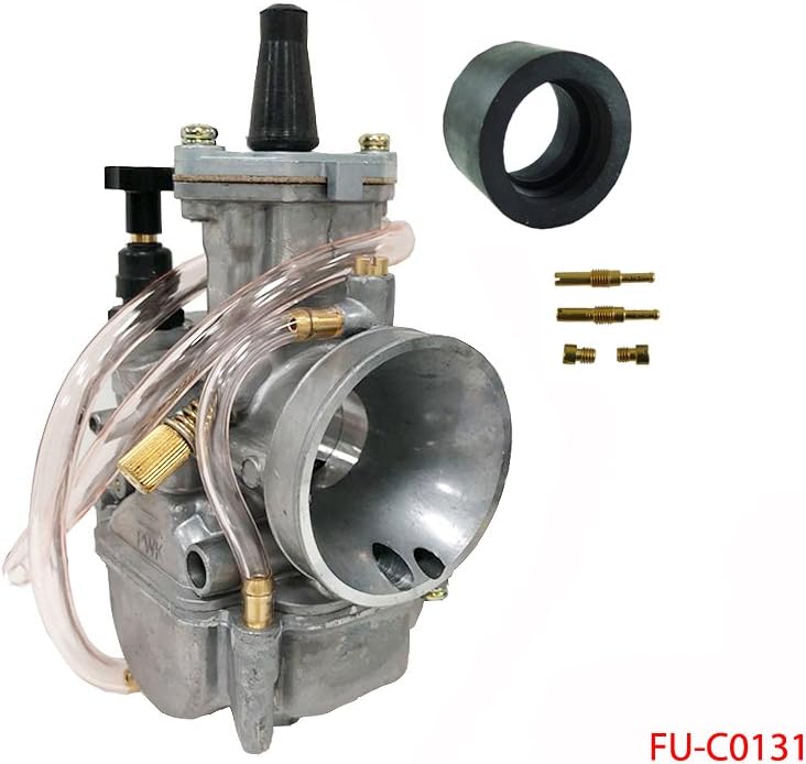 Racing Flat Slide Carburetor Replace for OKO 34mm Carburetor 2 Stroke Cycle Motorcycle Scooter Dirt Bike ATV GY6 125cc 150cc KTM125 KTM150 KTM175 KTM200 KTM250 RTL250 CR125 DT125 DT175