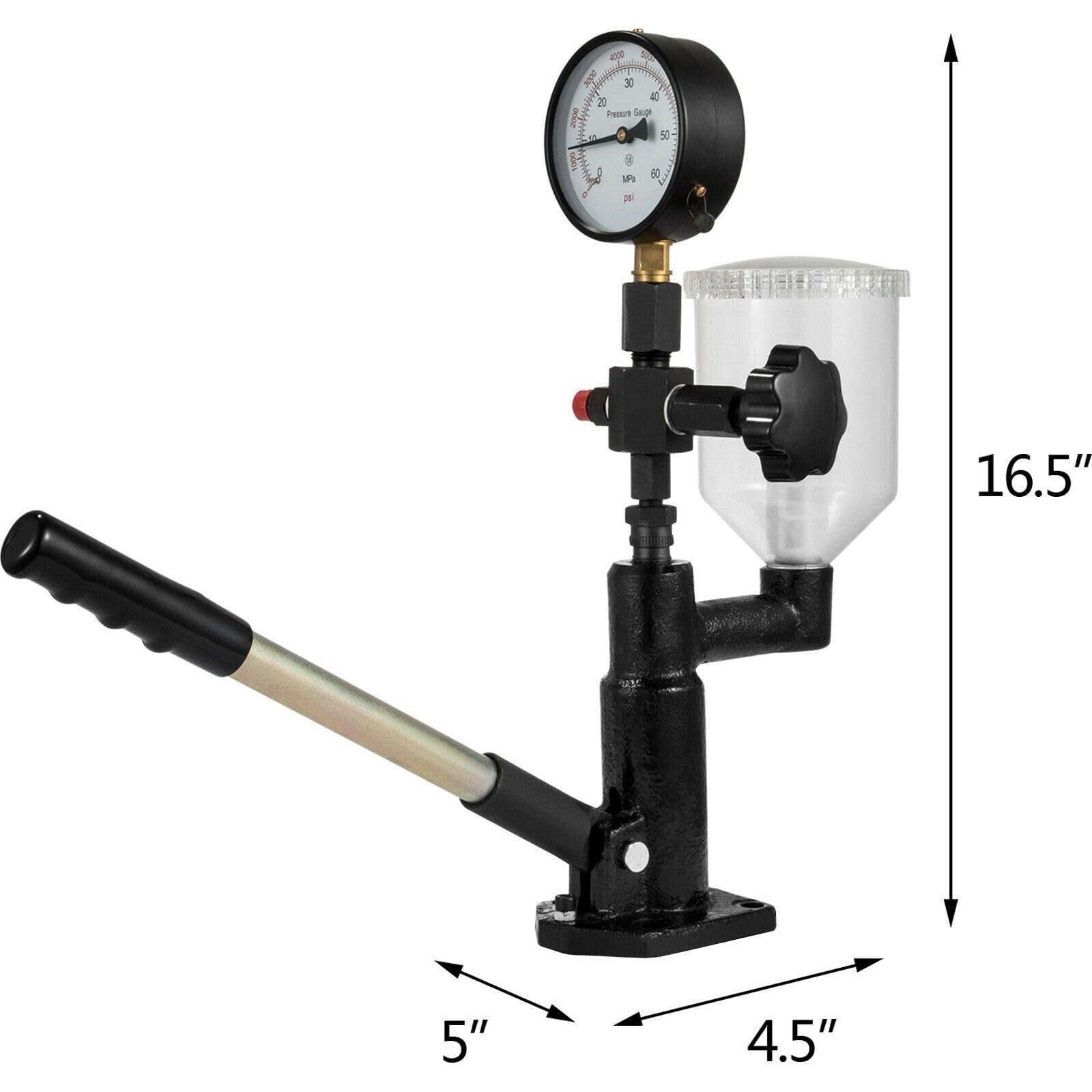Tester for ugelli iniettori di carburante con strumento riparazione for tester pressione Common Rail a doppia scala for trattori automobili Per principianti - Fai da te