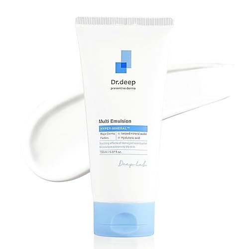 Dr.Deep Hidratante multiemulsión para aliviar la picazón, crema antipicazón para piel seca y sensible, crema barrera cutánea, cuidado coreano de la