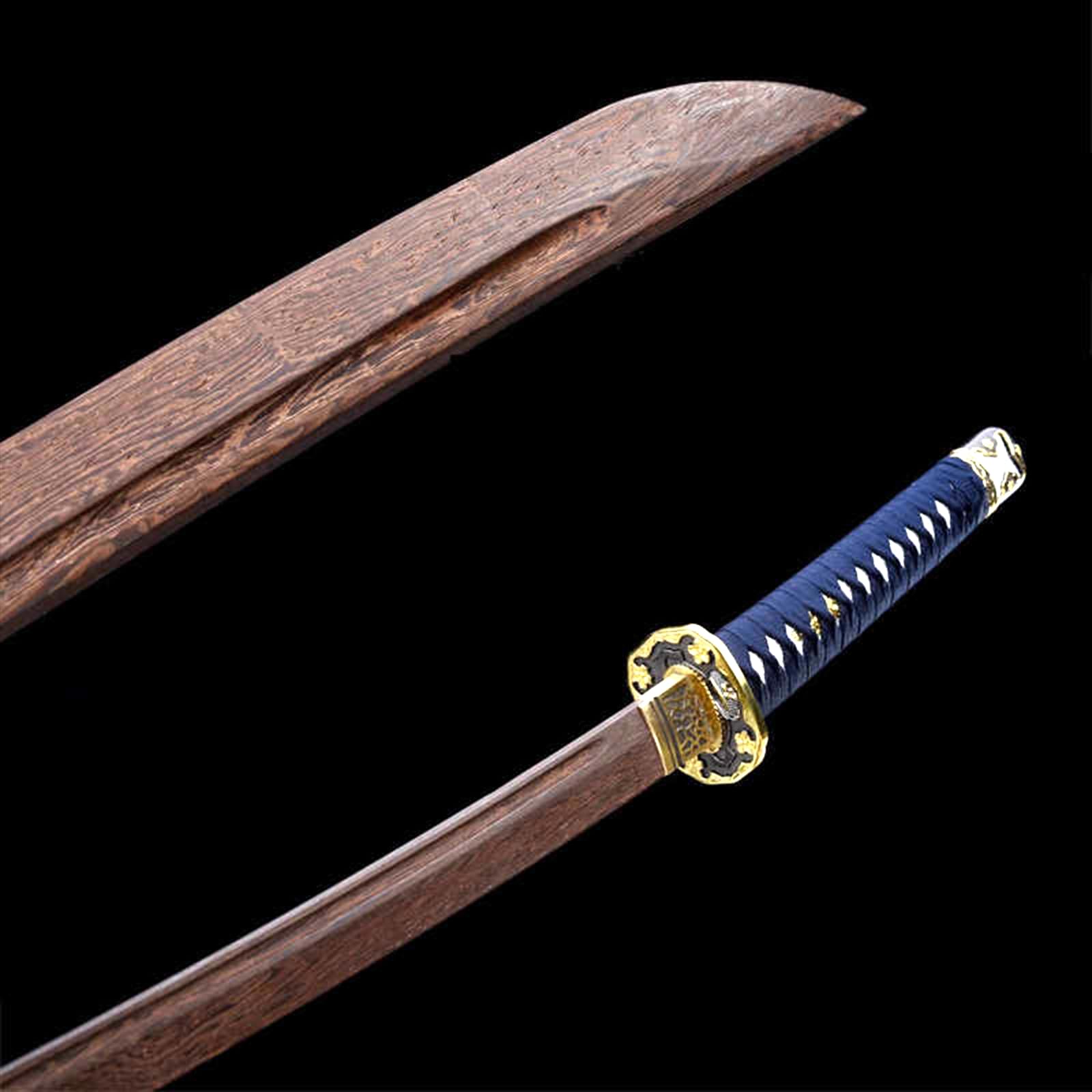 Katana Japonesa de Madera Tachi Palisandro Natural 104 cm Entrenamiento Kendo