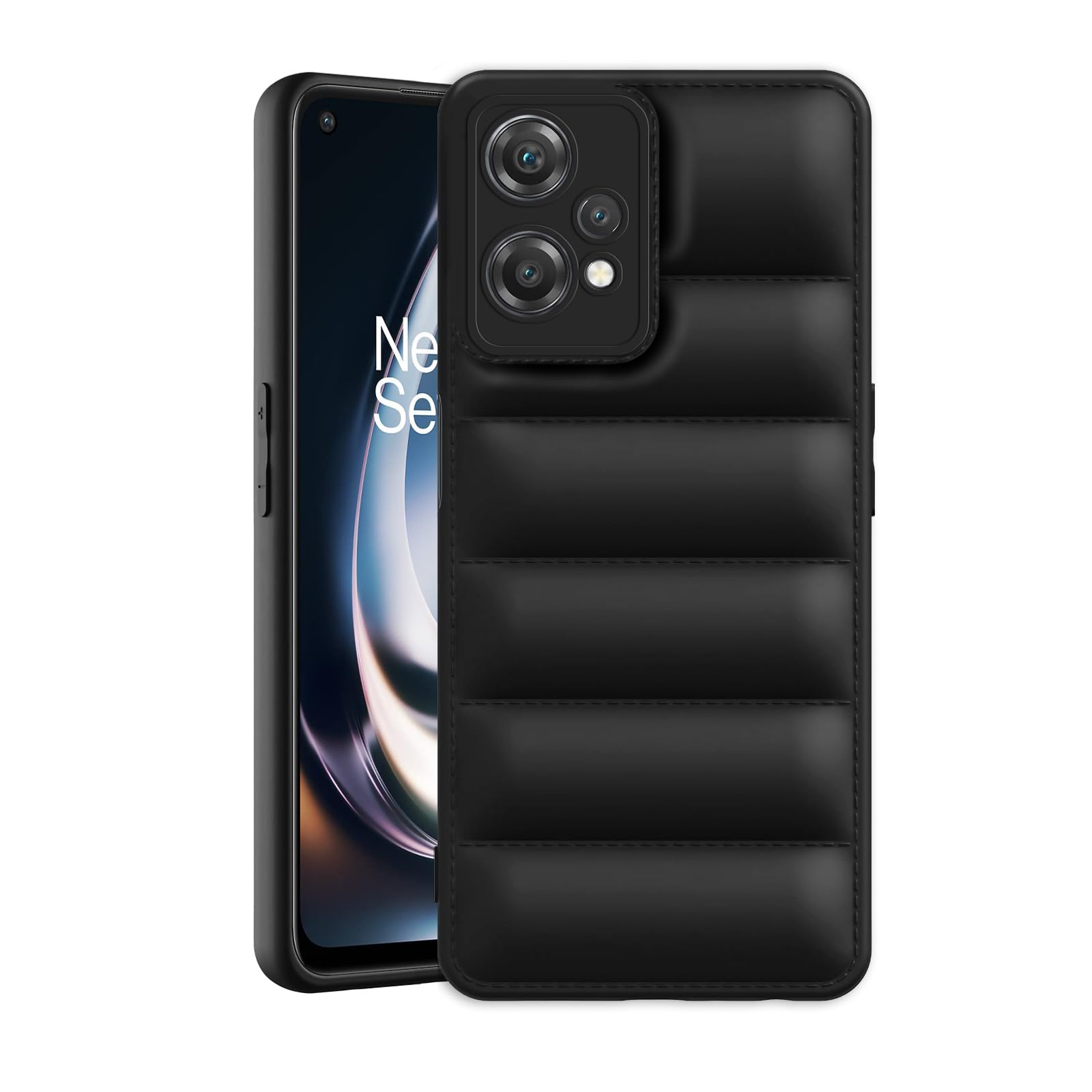 Plus Puffer Case Camera Protection Soft Back Cover for OnePlus Nord CE 2 Lite - Black (B0CPJ4ZL2D) Amazon Price History, Amazon Price Tracker