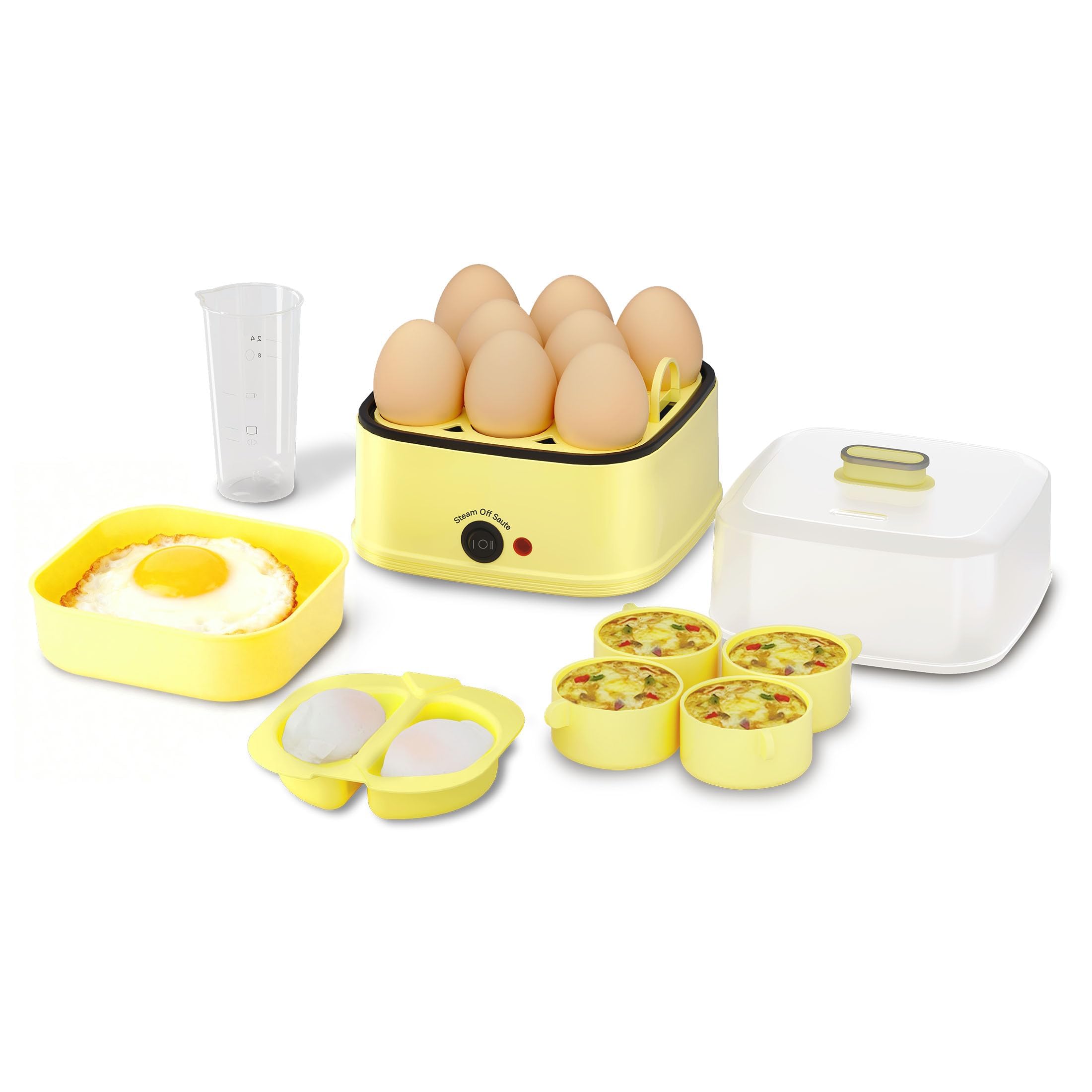 LoftyChef 8-in-1 Electric Egg Cooker