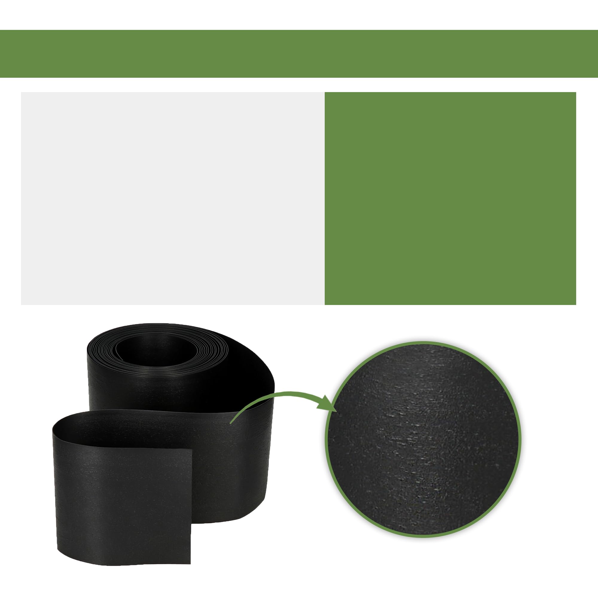 GARDENIX TapeBORDER obrzeże trawnikowe z tworzywa sztucznego, długość 10 m, wysokość 14 cm, kolor czarny