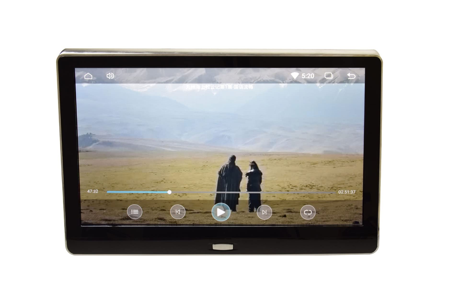 Lettore Dvd Portatile per Lettori Video per poggia Display Esterno da 11,6 Pollici Display poggiatesta da 11,6 Pollici Display for Auto da 11,6 Pollici con Schermo Rotante HD(Size:2+32)