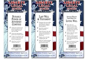 Final Wishes USA Legal Forms Kit for Family Planning: Last Will &...