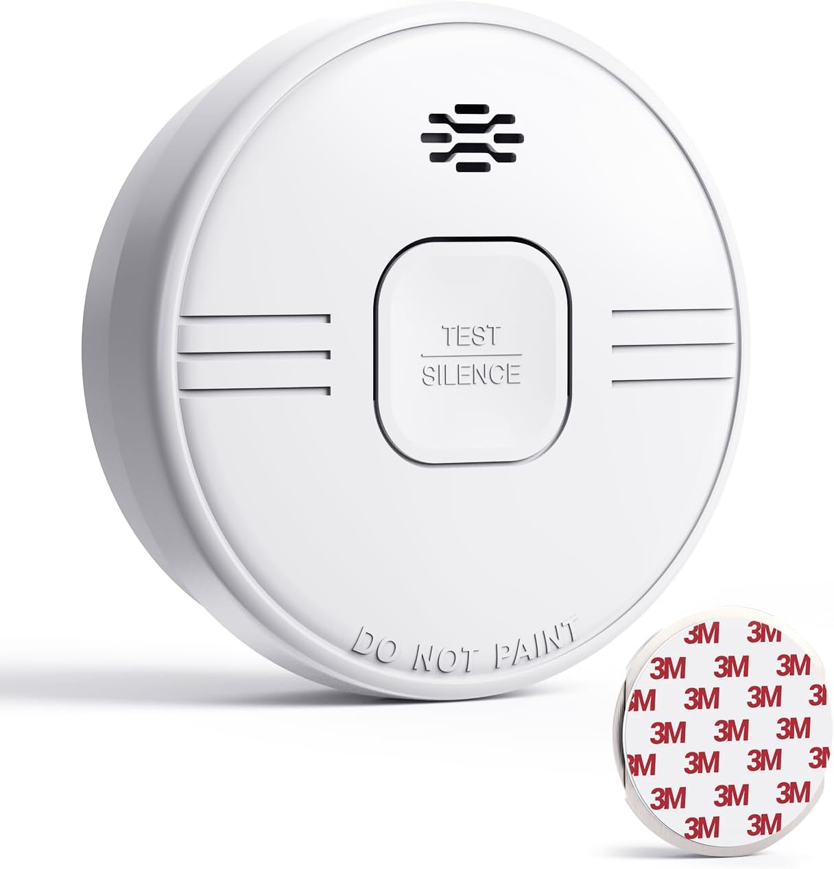 Ecoey Smoke Detector 10 Year Battery Operated with Photoelectric Sensor, Smart Smoke Detector with Silence Function & Low Battery Warning Signal, Smoke Alarm for Home, Kitchen and Bedroom, 1 Pack Ecoey Smoke Detector 10 Year Battery Operated with Photoelectric Sensor, Smart Smoke Detector with Silence Function & Low Battery Warning Signal, Smoke Alarm for Home, Kitchen and Bedroom, 1 Pack