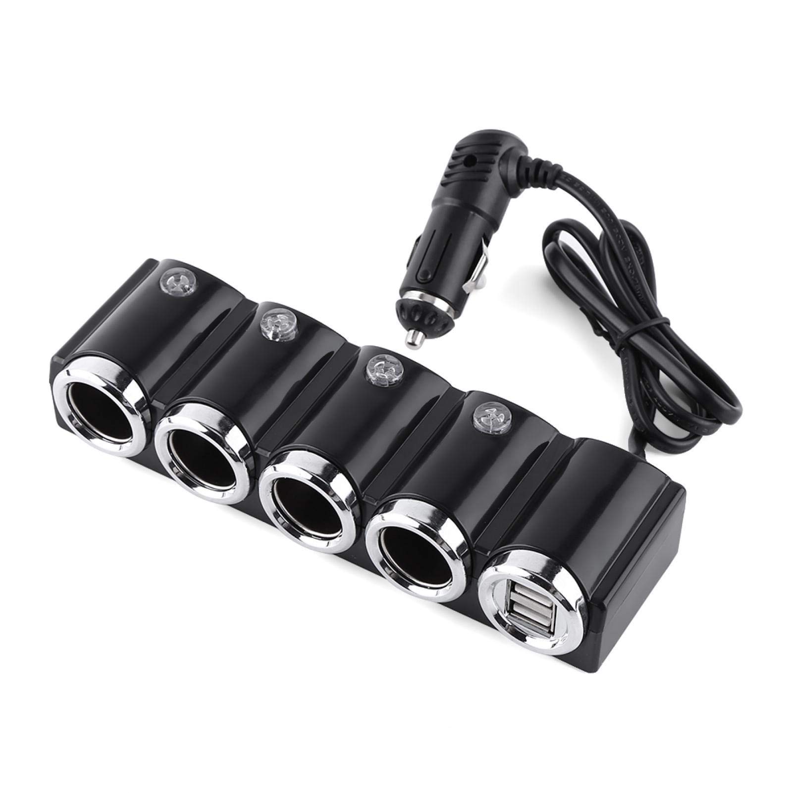 Presa Accendisigari Per Auto Da 100 W/12 V/24 V, 3 Porte + 4 - Foto 9