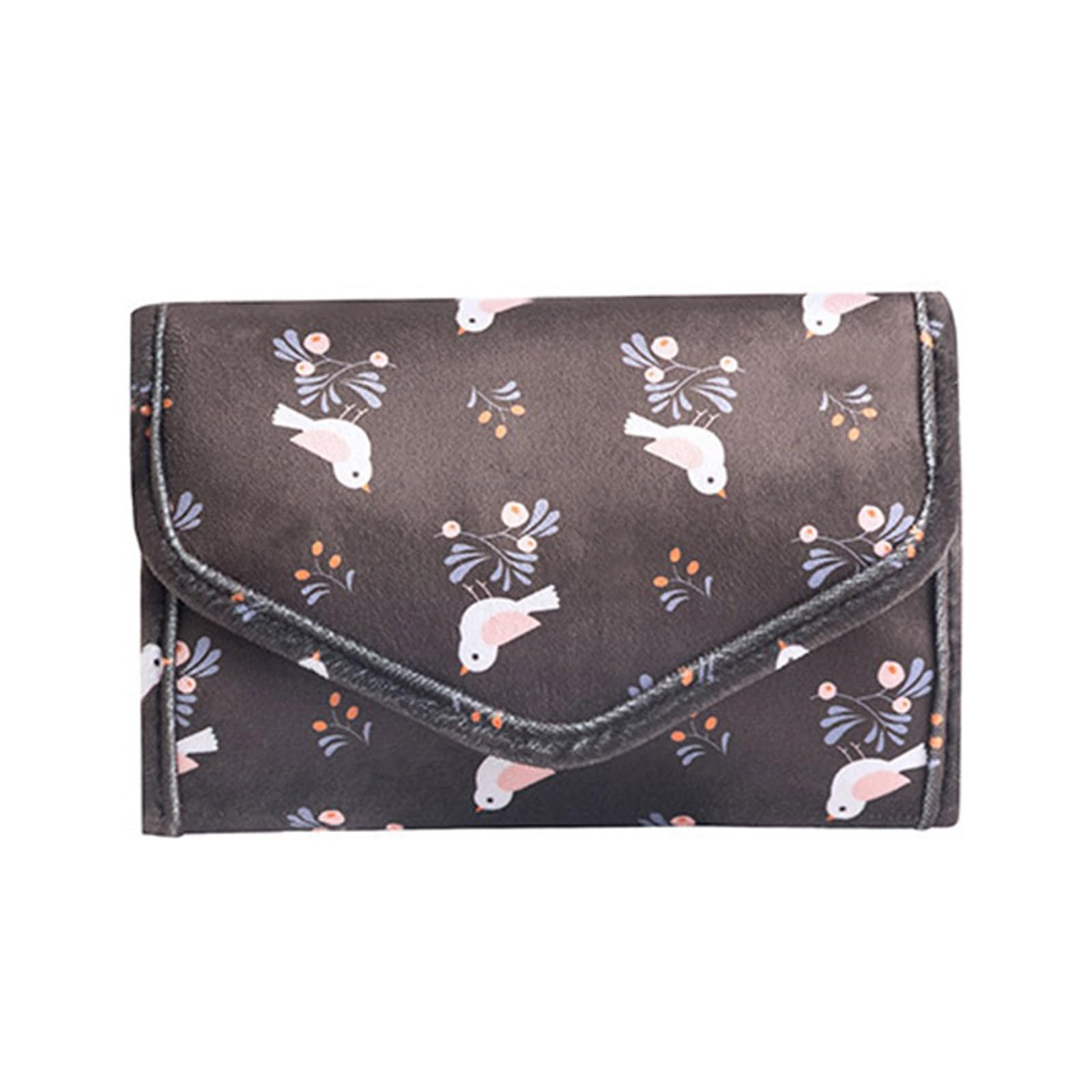 ETAWDE Portable Jewelry Travel Bag Stylish and Jewelry Packaging Bags Holder for Jewelry Lovers and Travelers