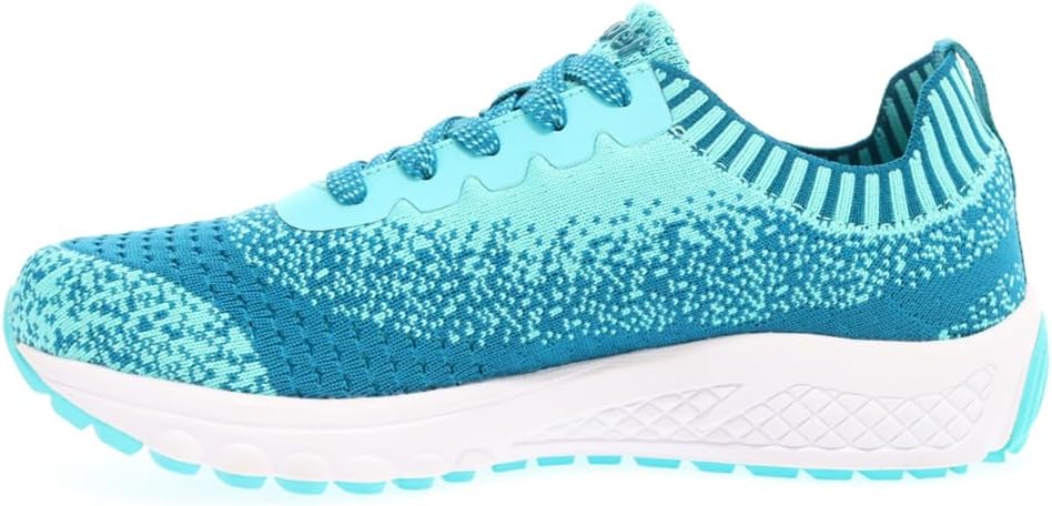 Propét Women's EC-5 Sneakers, Teal, 10 Medium US