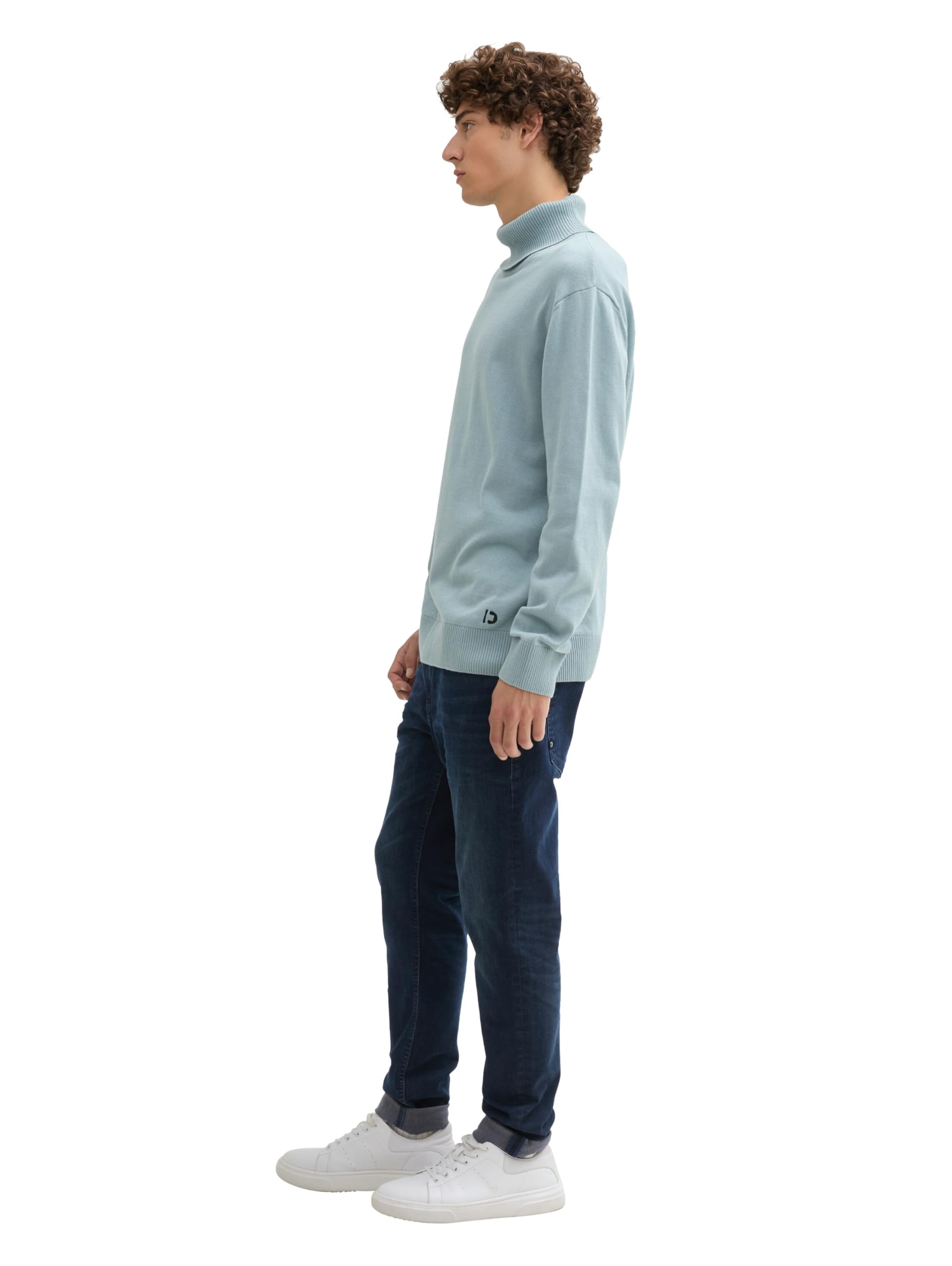 Tom Tailor Denim Herren Tapered Slim Fit Jeans mit Stretch 1044288