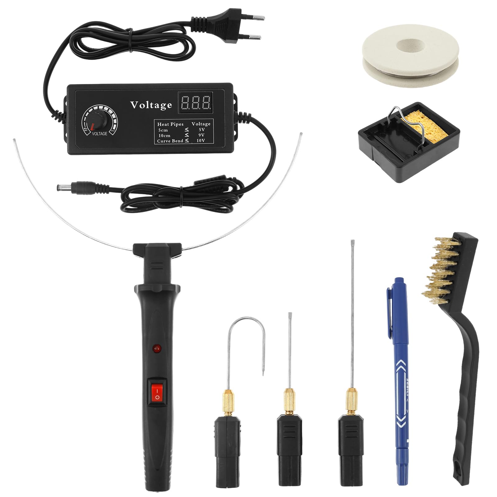 Cortador de espuma eléctrico, control de temperatura ultra preciso, ergonómico, seguro, 22 x 17,5 x 2,5 cm, cortador de alambre caliente, poliestireno, cortador de espuma