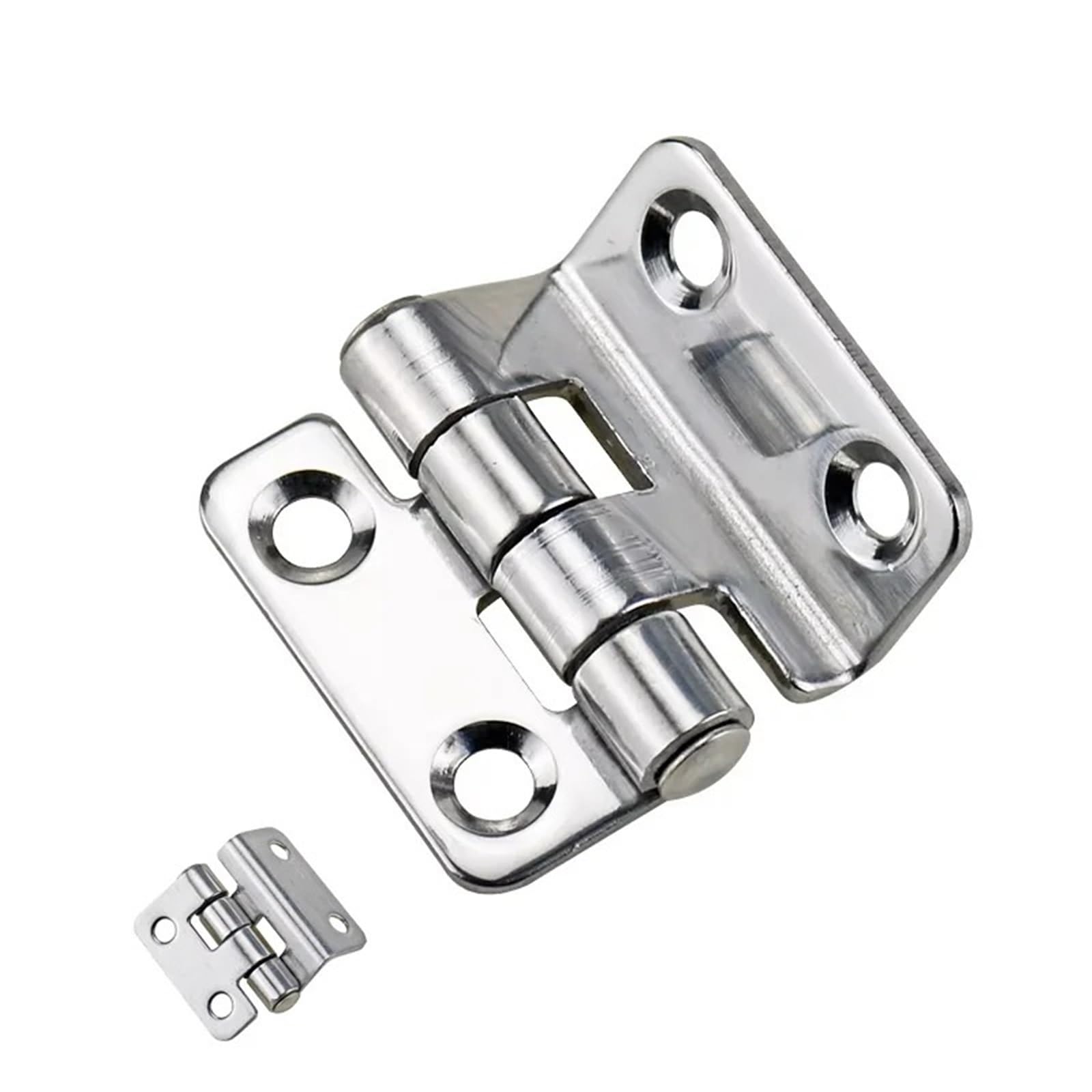 304 Stainless Steel Three Fold Right Angle Bending Hinge Folding Furniture Kitchen Hinges 1Pcs