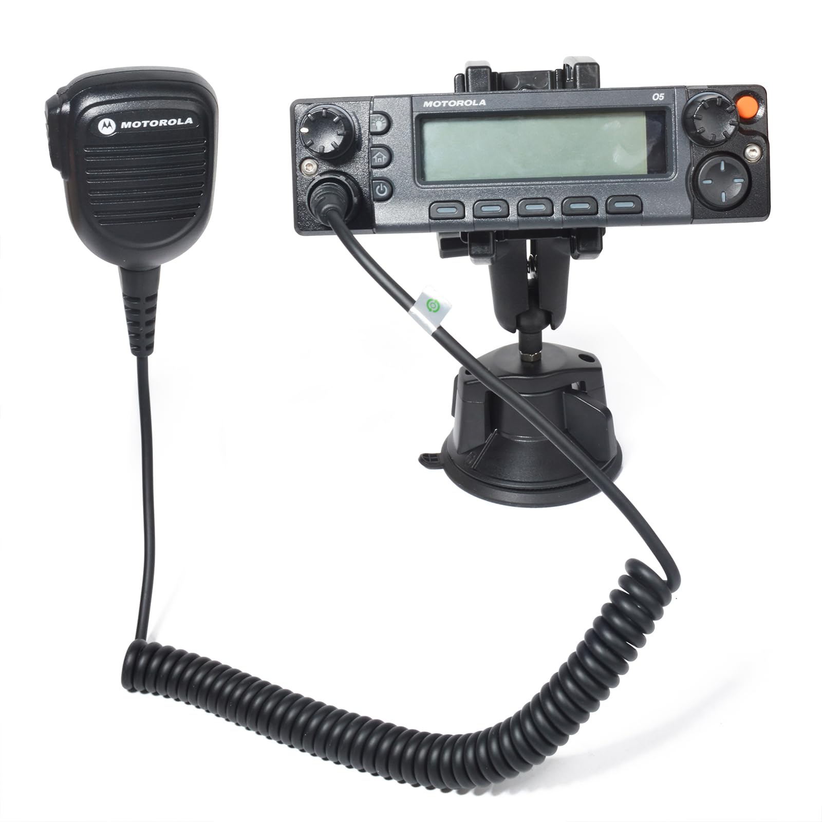 Support de Fixation Amovible pour Radio CB et Ham, Ventouse Robuste pour Tableau de Bord ou Pare-Brise