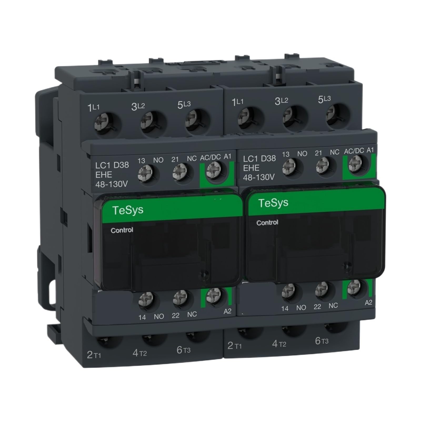 TPKMVGAP LC2D38EHE reversing contactor - 3P - = 440 V - 38 A AC-3-48...130 V AC/DC coil