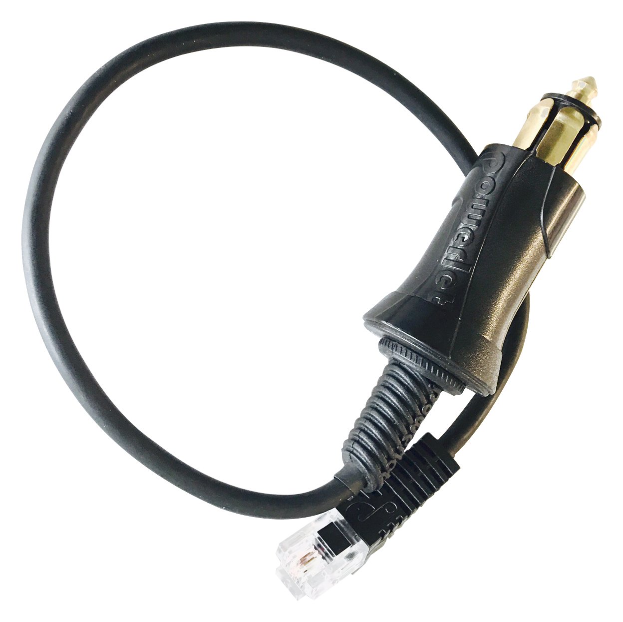 (PPC-004-SC) Powerlet Low Profile Plug to RJ11 12" Charging Cable