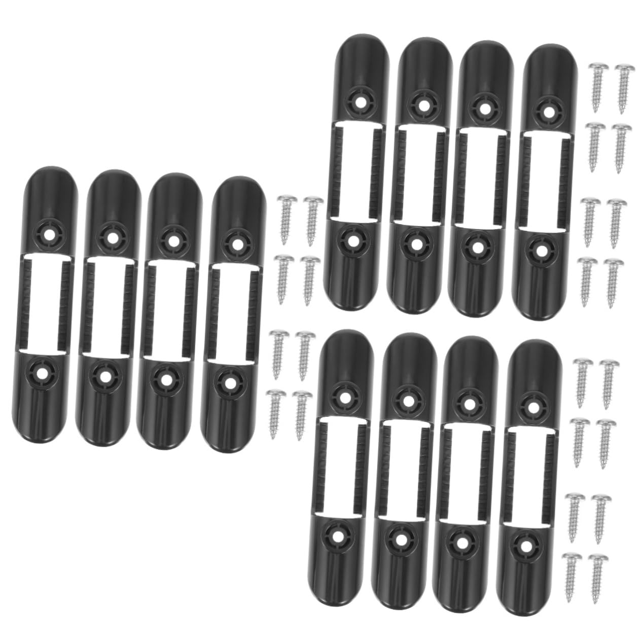 UPKOCH Paddelschnalle Kajak Paddelhalter Clip An Deck Montierter Paddelhalter Halter Für Paddelhalterung Paddelhalter Für Kanus Paddelklemme Mit Schraube Paddel-Clip Black Plastik