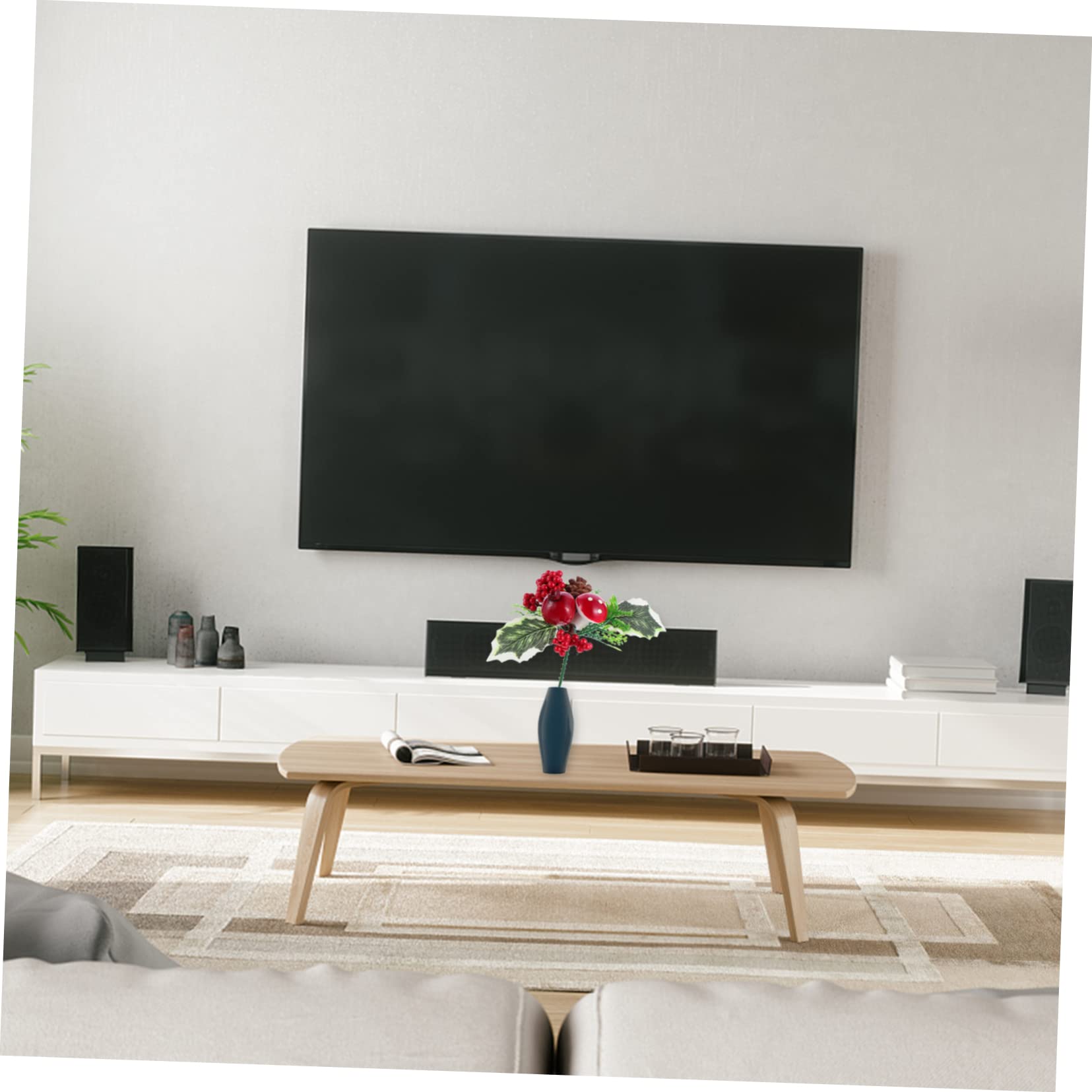 ABOOFAN 15pezzi Bacche Artificiali per Decorazioni Natalizie per e Accessori per Feste per Matrimonio e Festivi