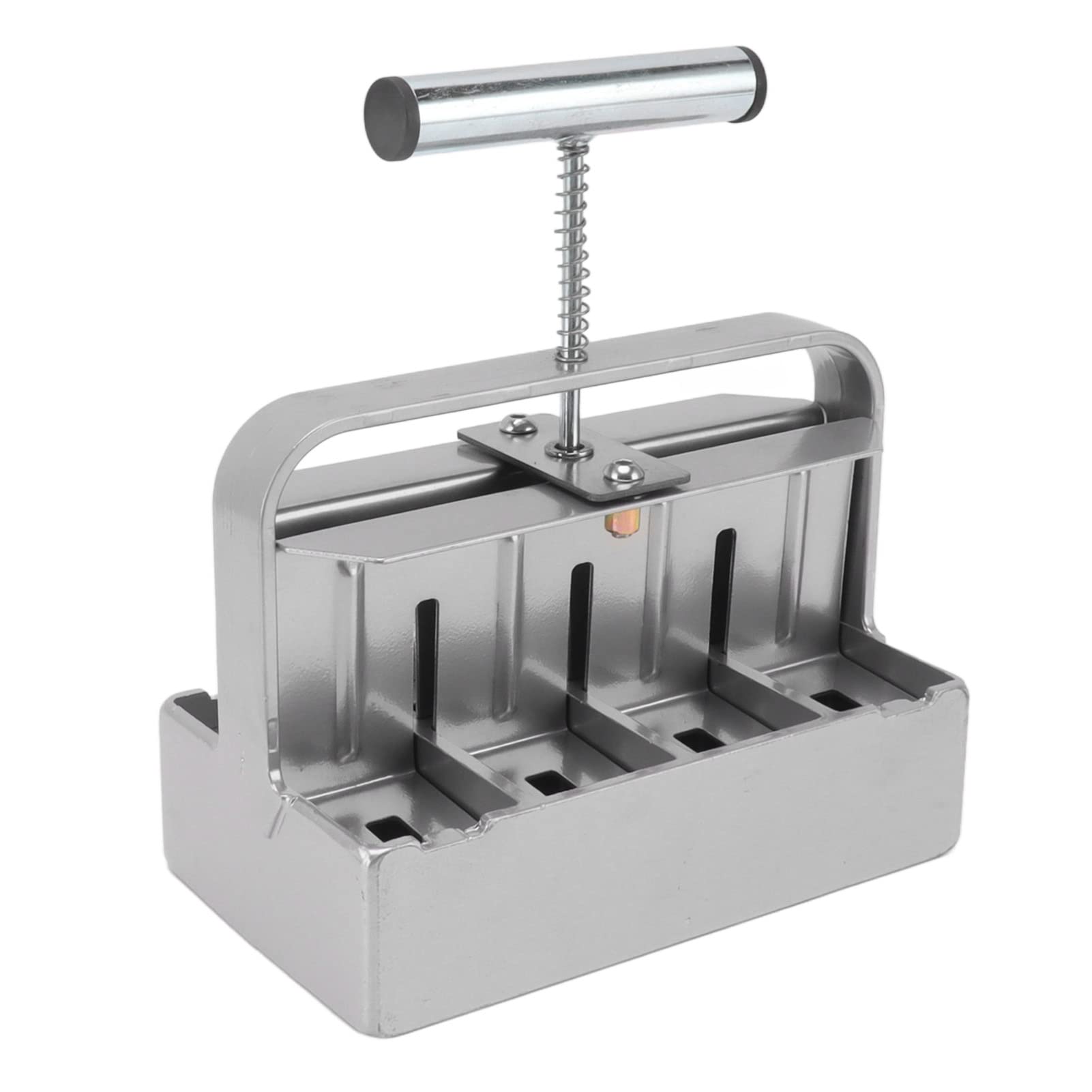 Soil Blocker Manual 8 Cell Soil Block Maker with Non Slip Ergonomic Handle and 3 ABS Plastic Parts for Outdoor Plants Gardening