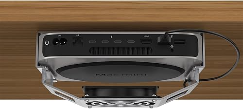 Soporte para ventilador de refrigeración Mac Mini, IFCASE Behind Monitor, Debajo del escritorio, soporte de ventilador de refrigeración de montaje