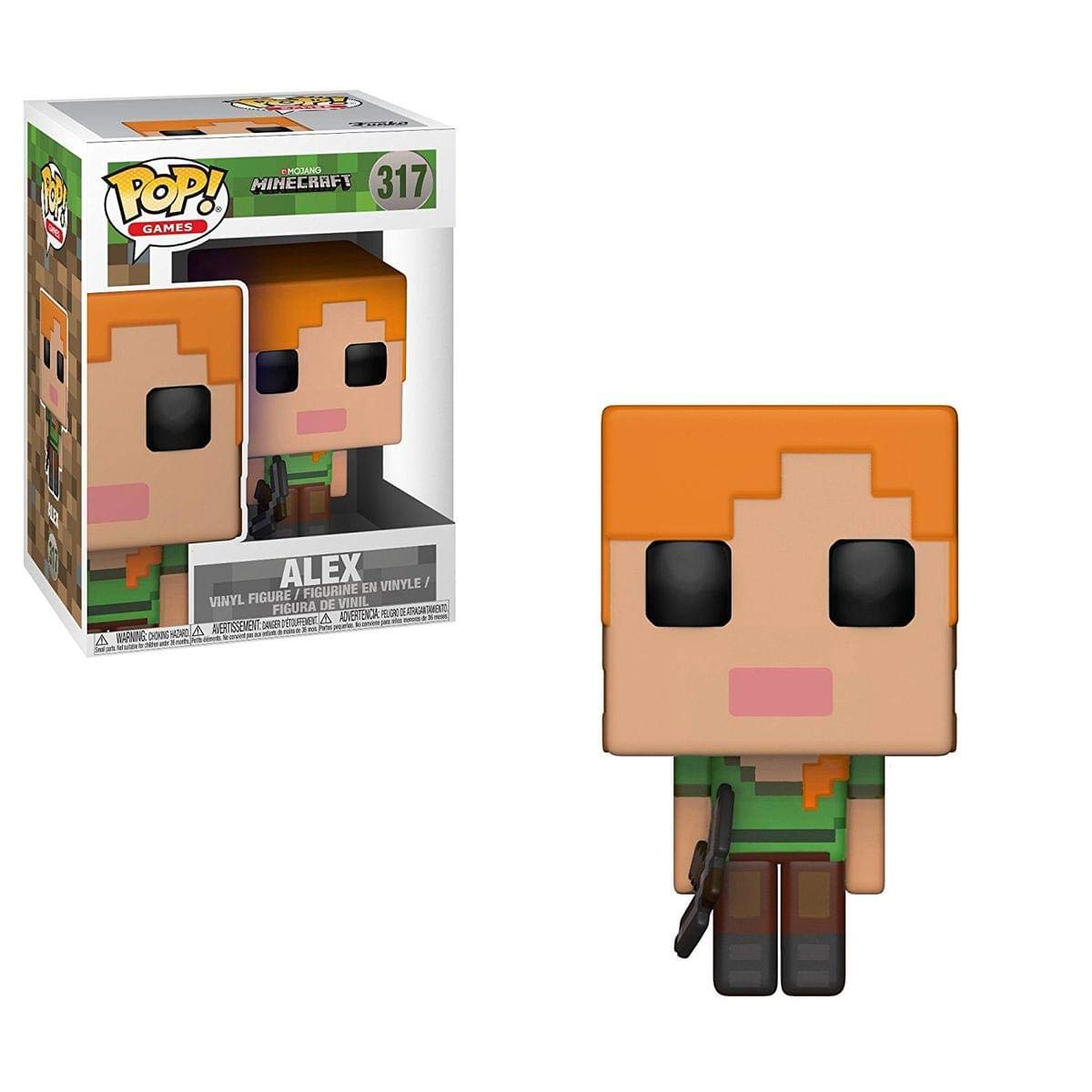 Funko 26384 - POP! Vinile Games Minecraft Alex Action Figure