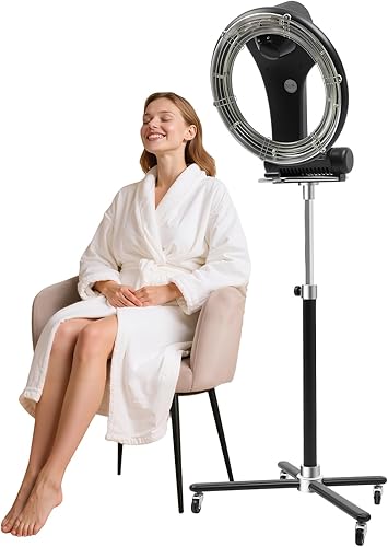 Secador de pelo infrarrojo en órbita multifuncional, 1000 W, profesional, 3 en 1, rotación de 360 grados, 3 funciones, 6 modos, 52.76-68.11