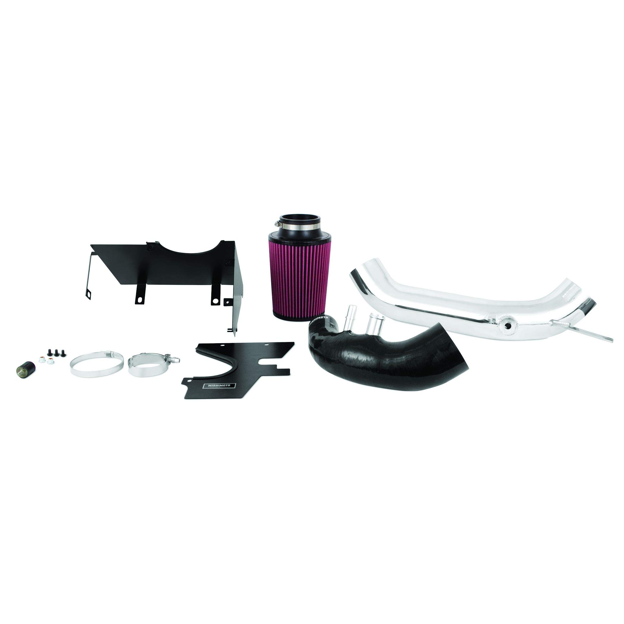 Mishimoto MMAI-MUS4-15P Performance Air Intake Compatible With Ford Mustang Ecoboost 2015-2017 Silver