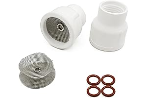 RX WELD #12 Ceramic (Twin Pack) White TIG Welding Cups