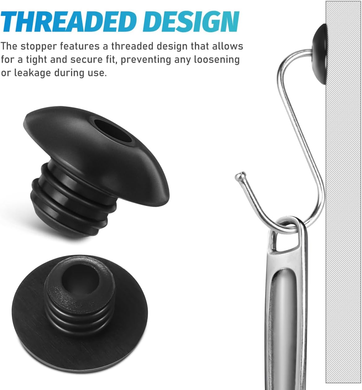 120 Pcs Pegboard Hook Locks Silicone Rubber Stoppers for Pegboard Organizer Accessories Fits 0.55 Inch Holes Secure Peg Hook Retainers Hardware
